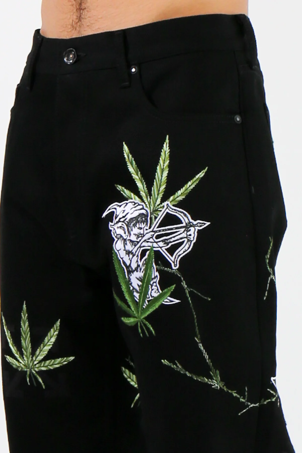 OFF-WHITE | WEED SKATE FIT JEANS - Image 5