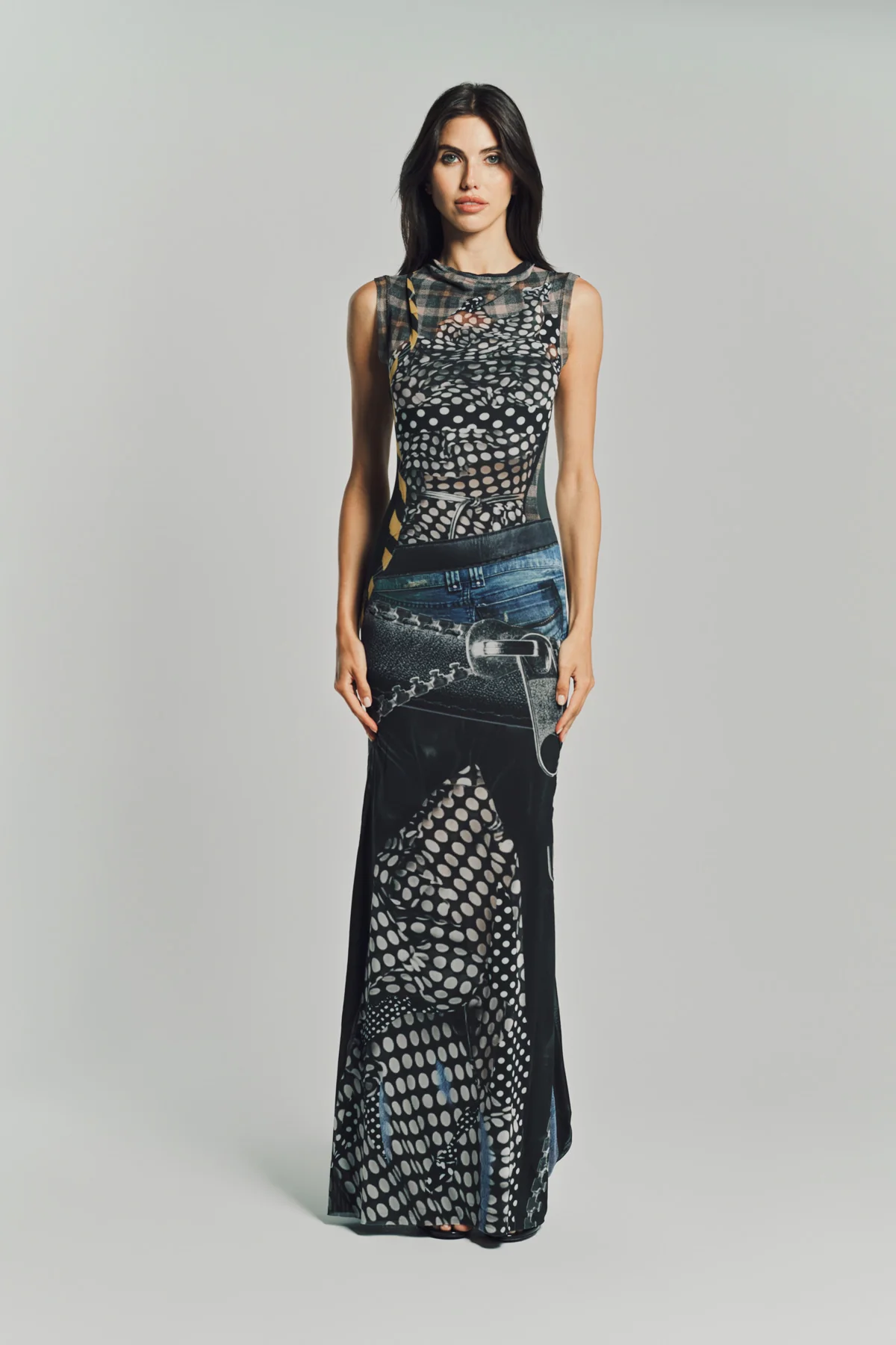 OTTOLINGER | POLKA DOT MESH MAXI DRESS - Image 2