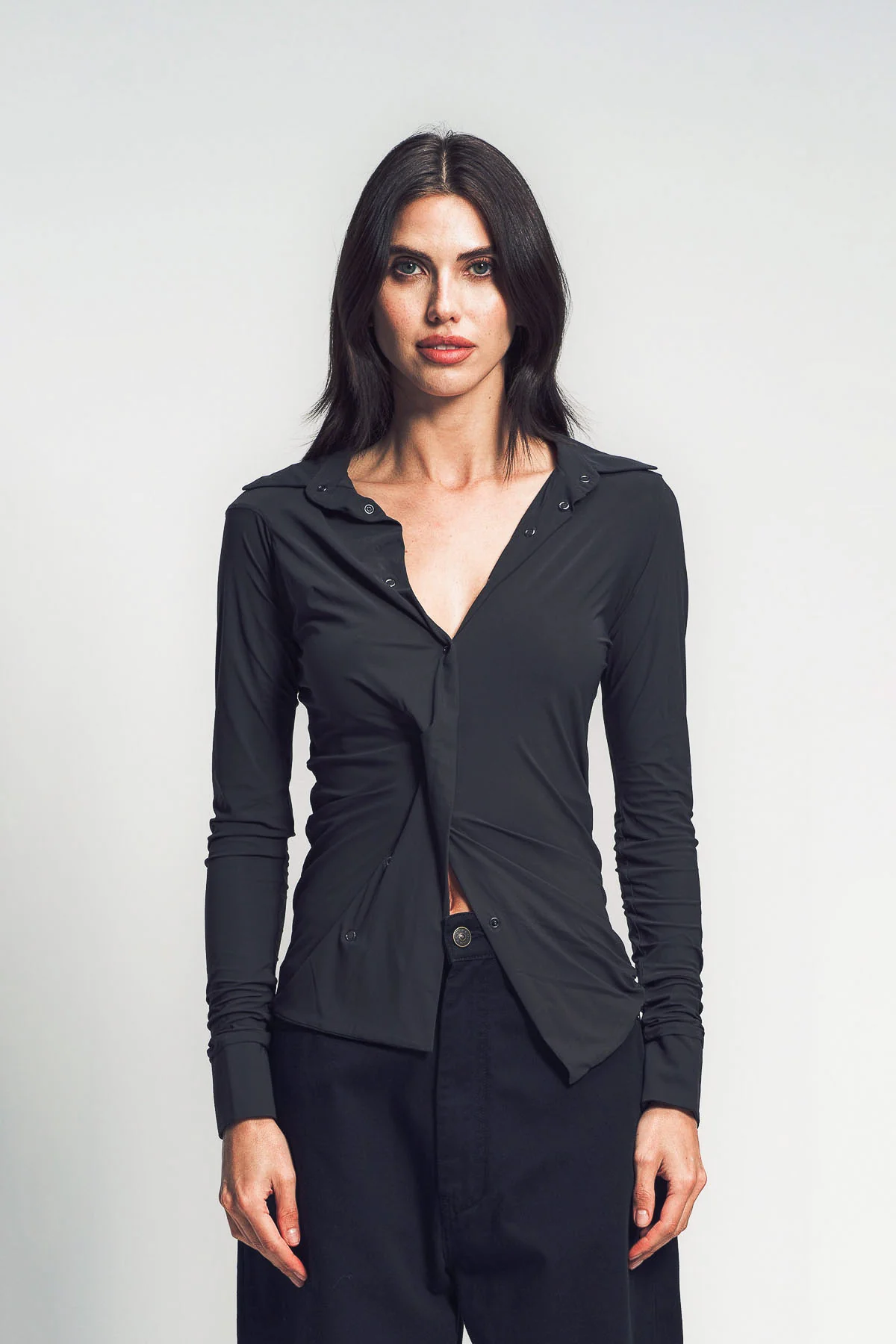 OTTOLINGER | TWISTED LONG SLEEVE SHIRT - Image 2