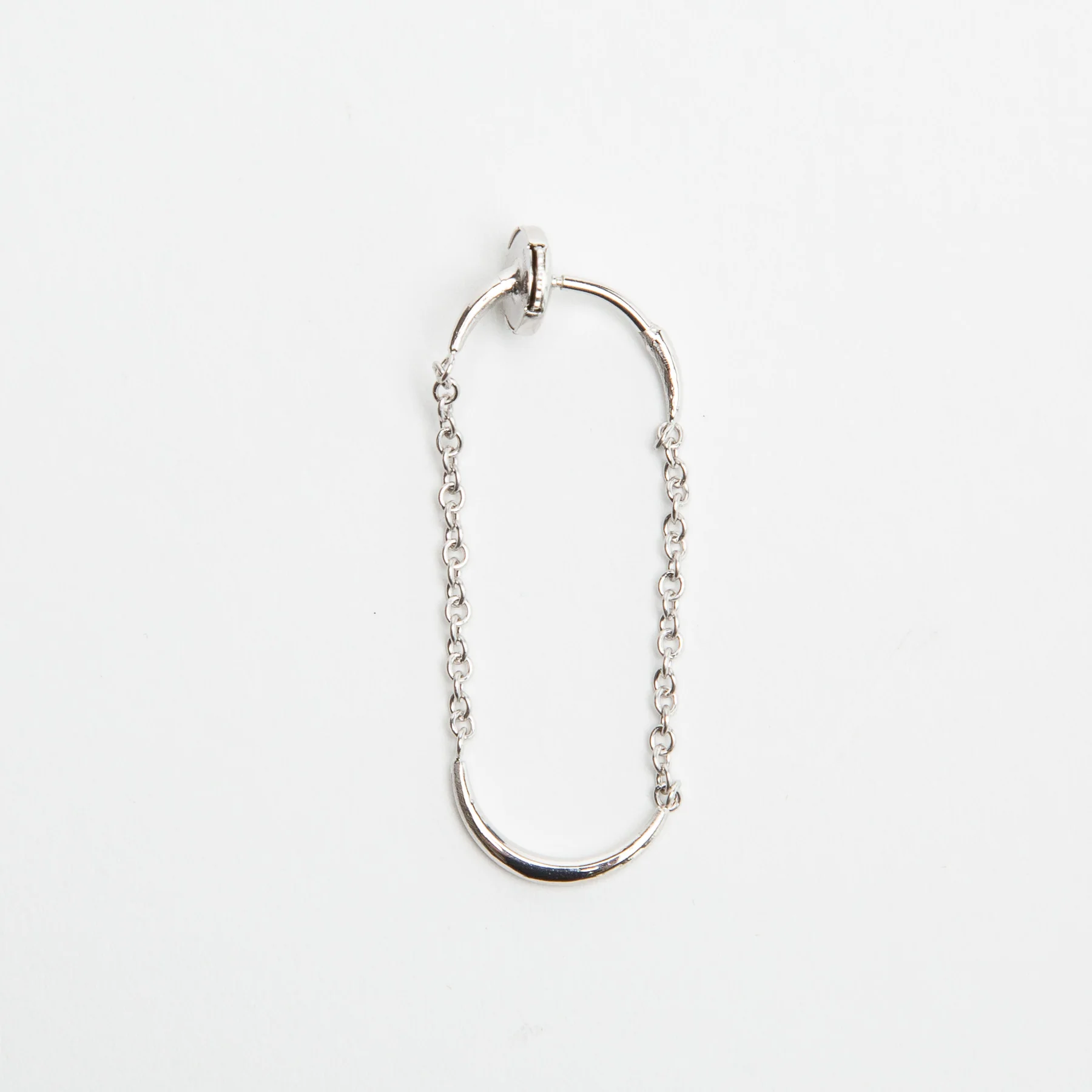 OTZAR | XS GOLD CHAIN SINGLE EARRING - Image 3