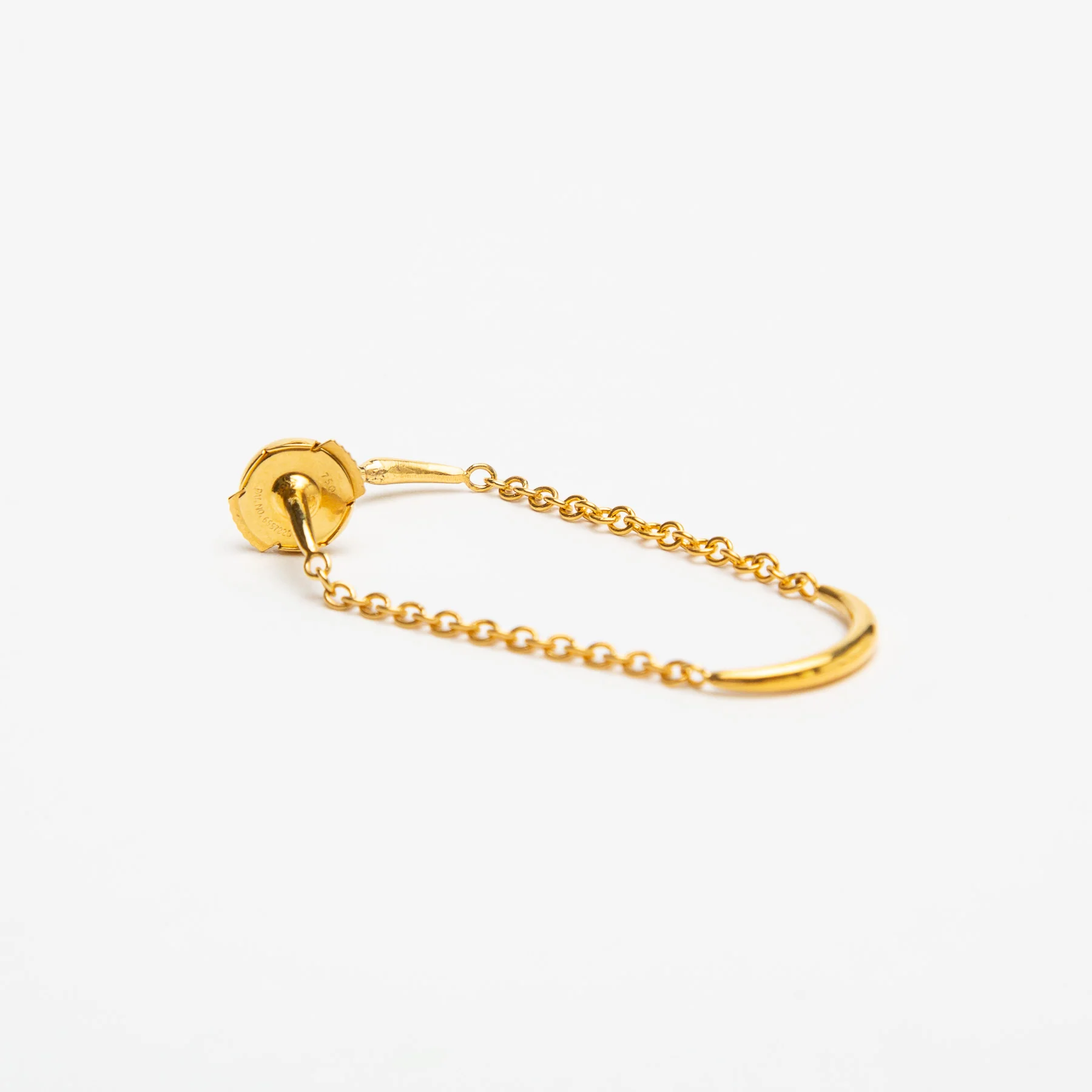 OTZAR | XS GOLD CHAIN SINGLE EARRING - Image 6