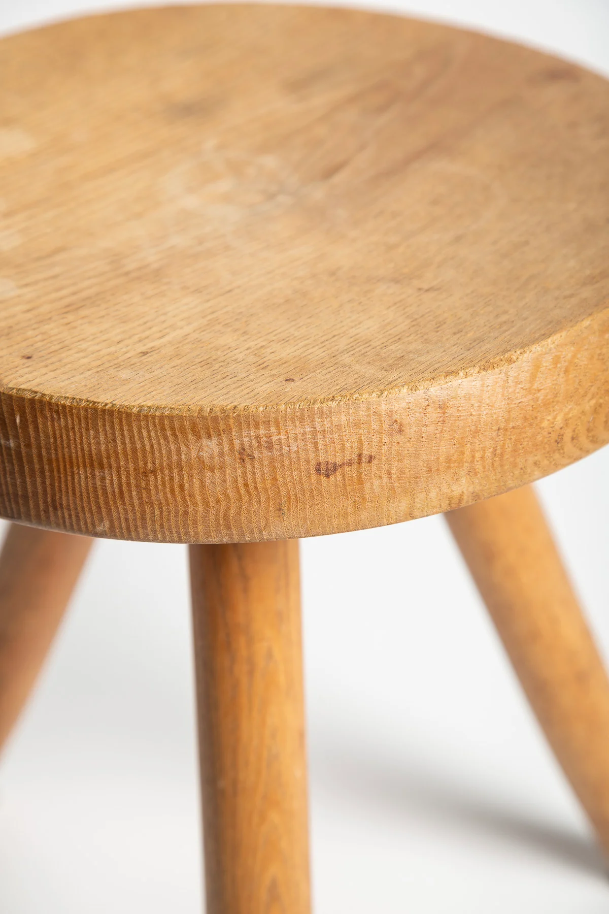 PERRIAND | 1950'S PERRIAND WOODEN STOOL - Image 4