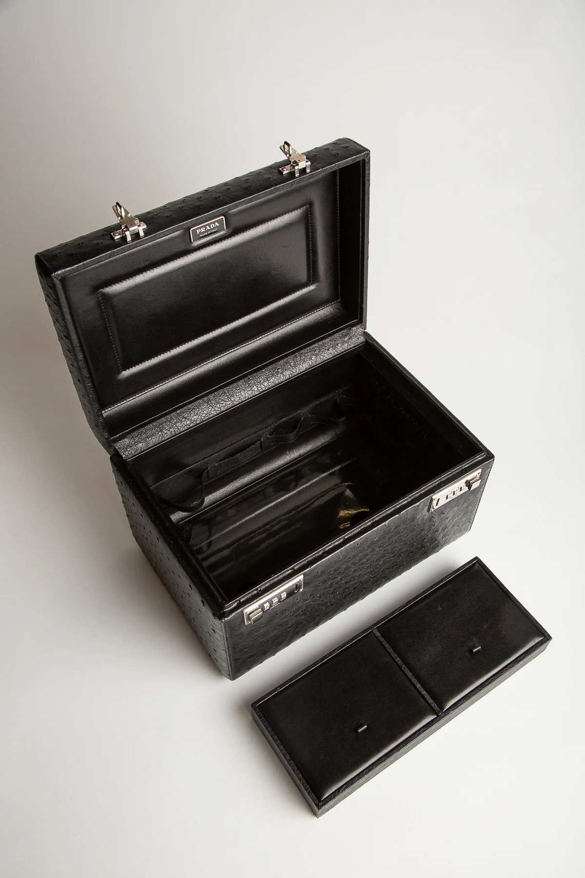 PRADA | STUZZO OSTRICH BEAUTY CASE - Image 5