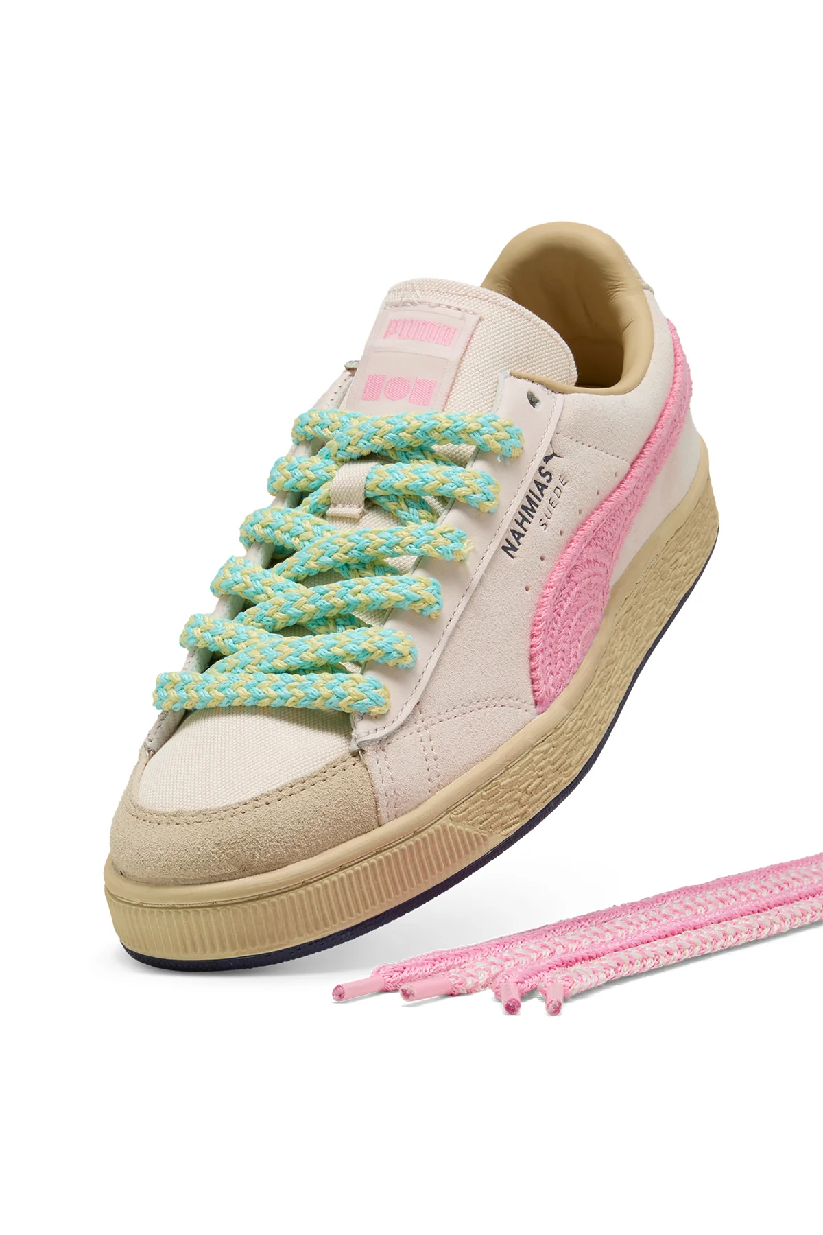 PUMA X NAHMIAS | JASMINE SUEDE NAHMIAS CROCHET SNEAKERS - Image 5