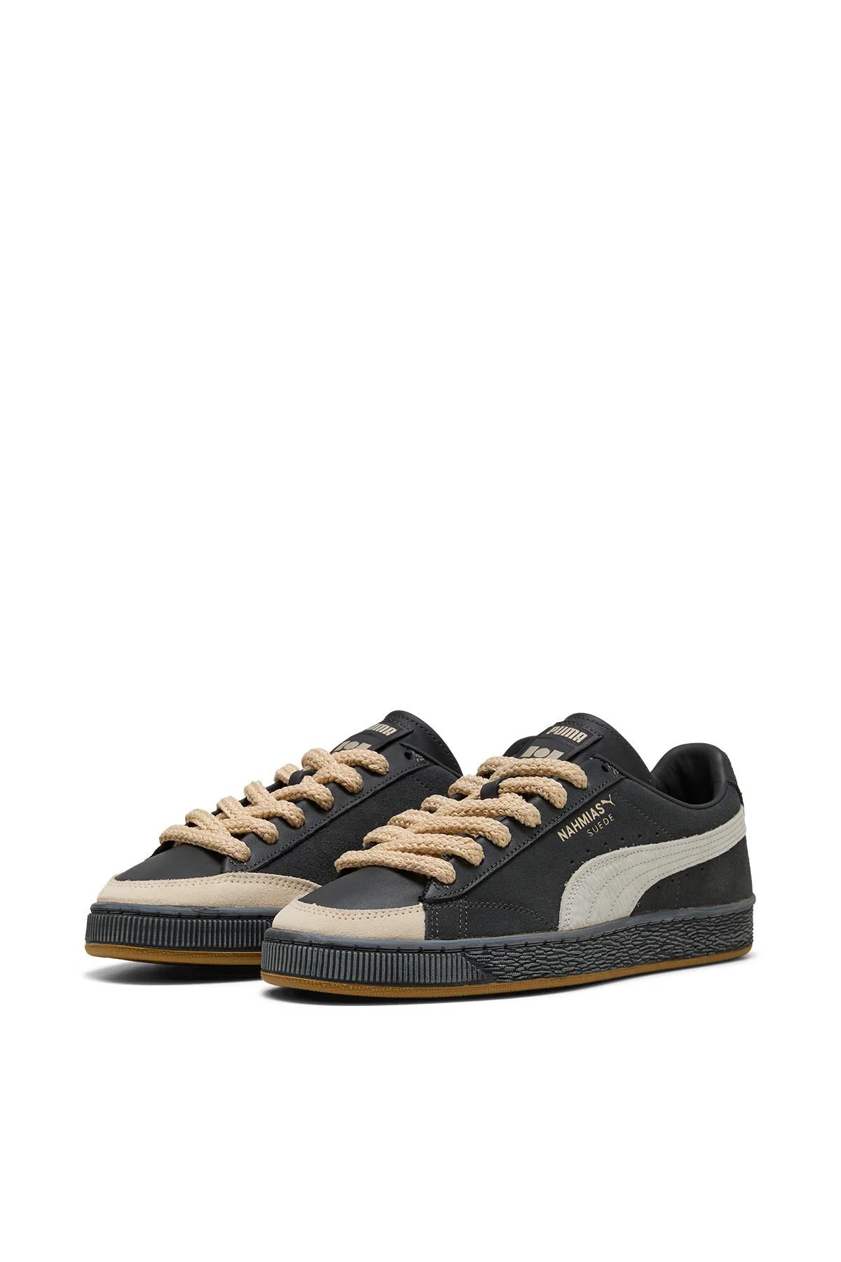 PUMA X NAHMIAS | VINTAGE BLACK SUEDE NAHMIAS SNEAKERS - Image 3