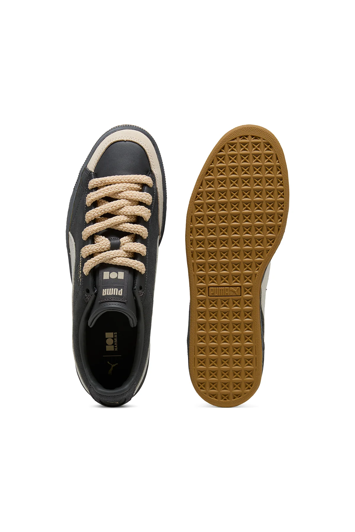 PUMA X NAHMIAS | VINTAGE BLACK SUEDE NAHMIAS SNEAKERS - Image 4