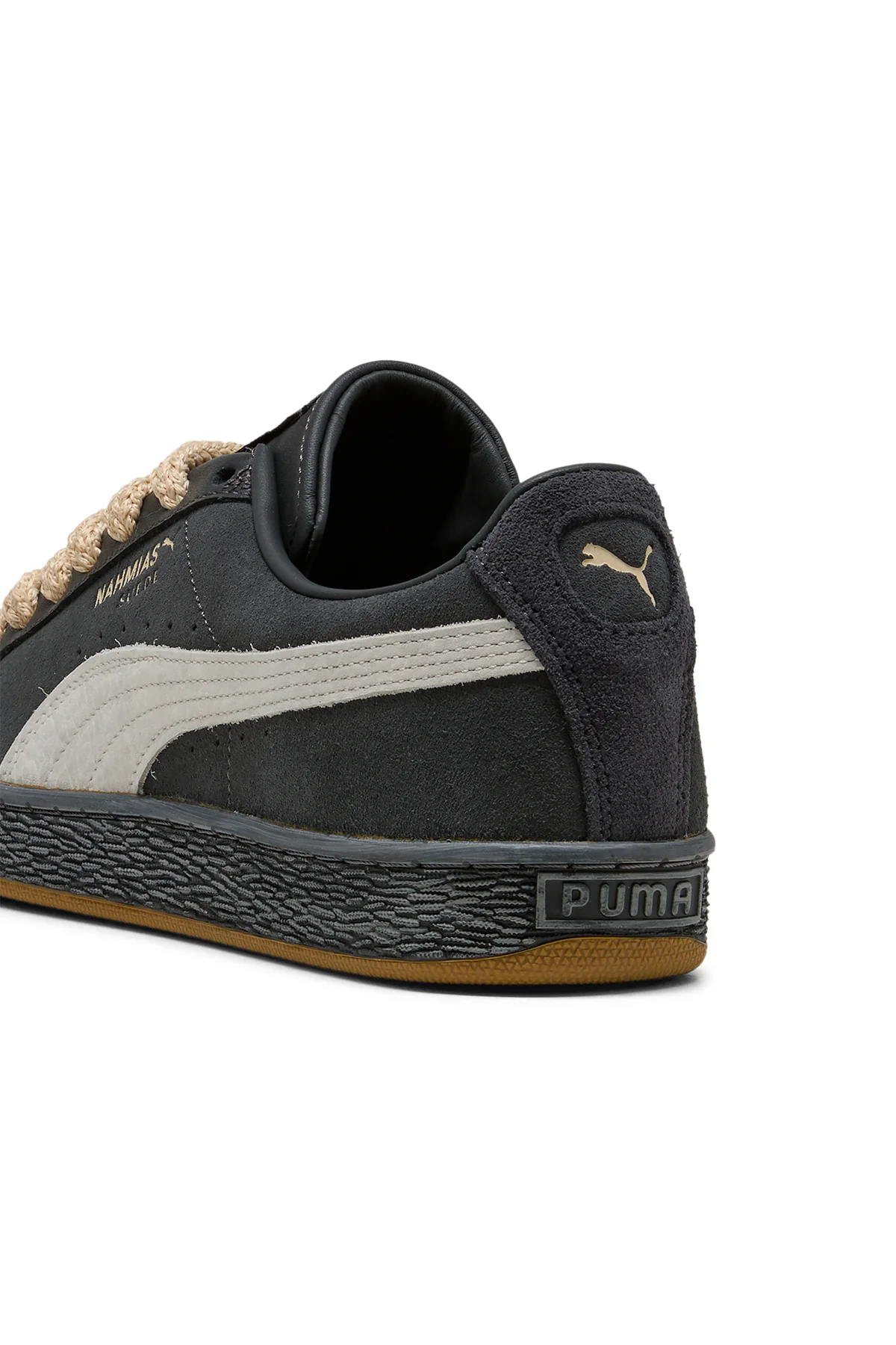PUMA X NAHMIAS | VINTAGE BLACK SUEDE NAHMIAS SNEAKERS - Image 6