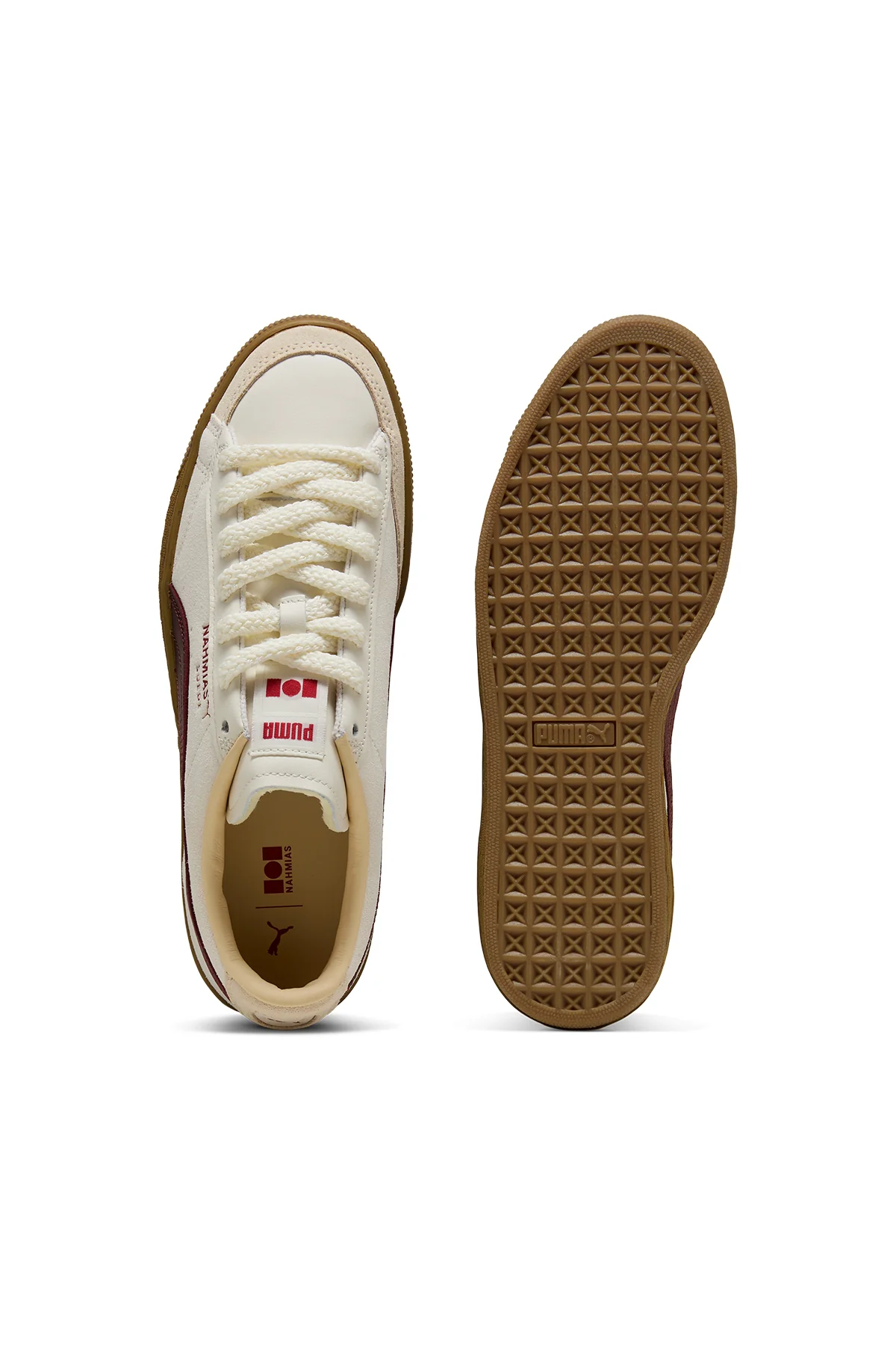 PUMA X NAHMIAS | VINTAGE RED SUEDE NAHMIAS SNEAKERS - Image 4