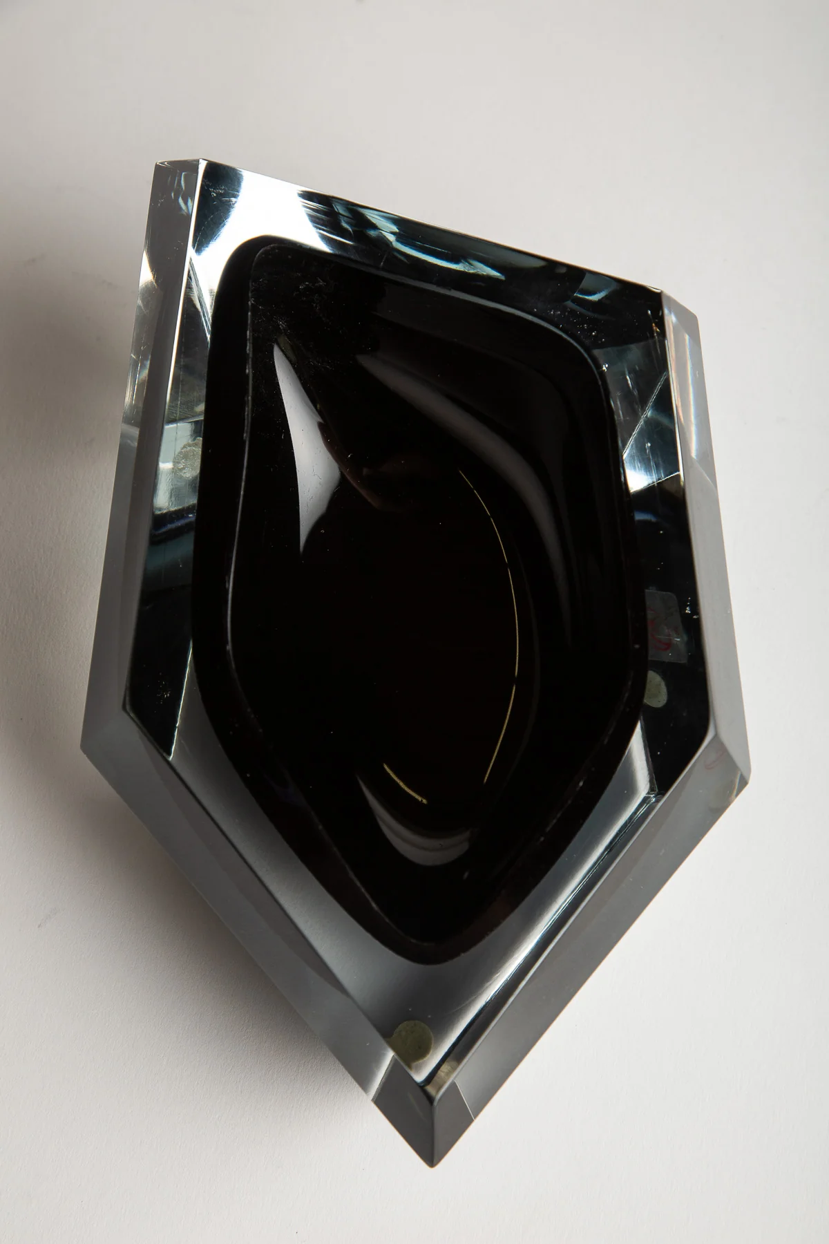 MAXFIELD PRIVATE COLLECTION | PURHO BLACK MURANO GLASS BOWL - Image 2