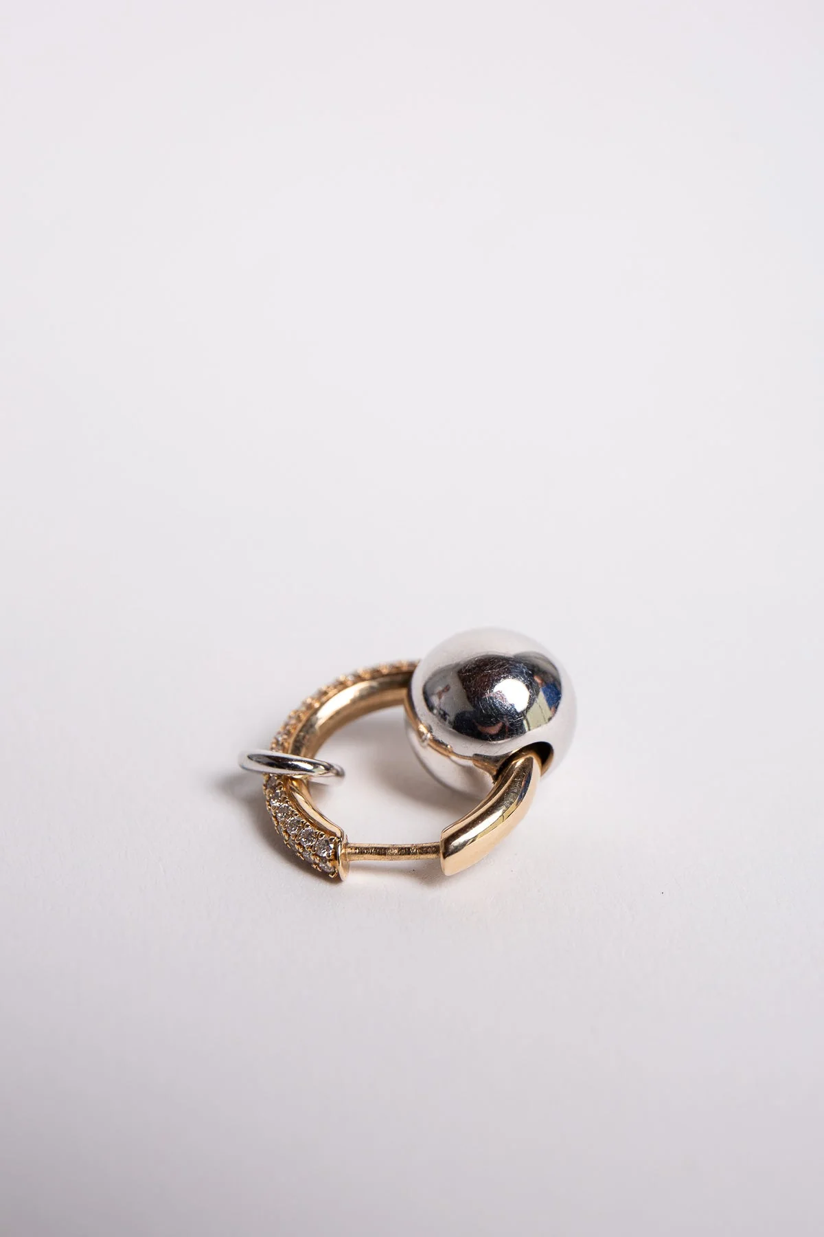 RAINBOW K | LARGE LINE PIERCING EARRING (SINGLE) - Image 3
