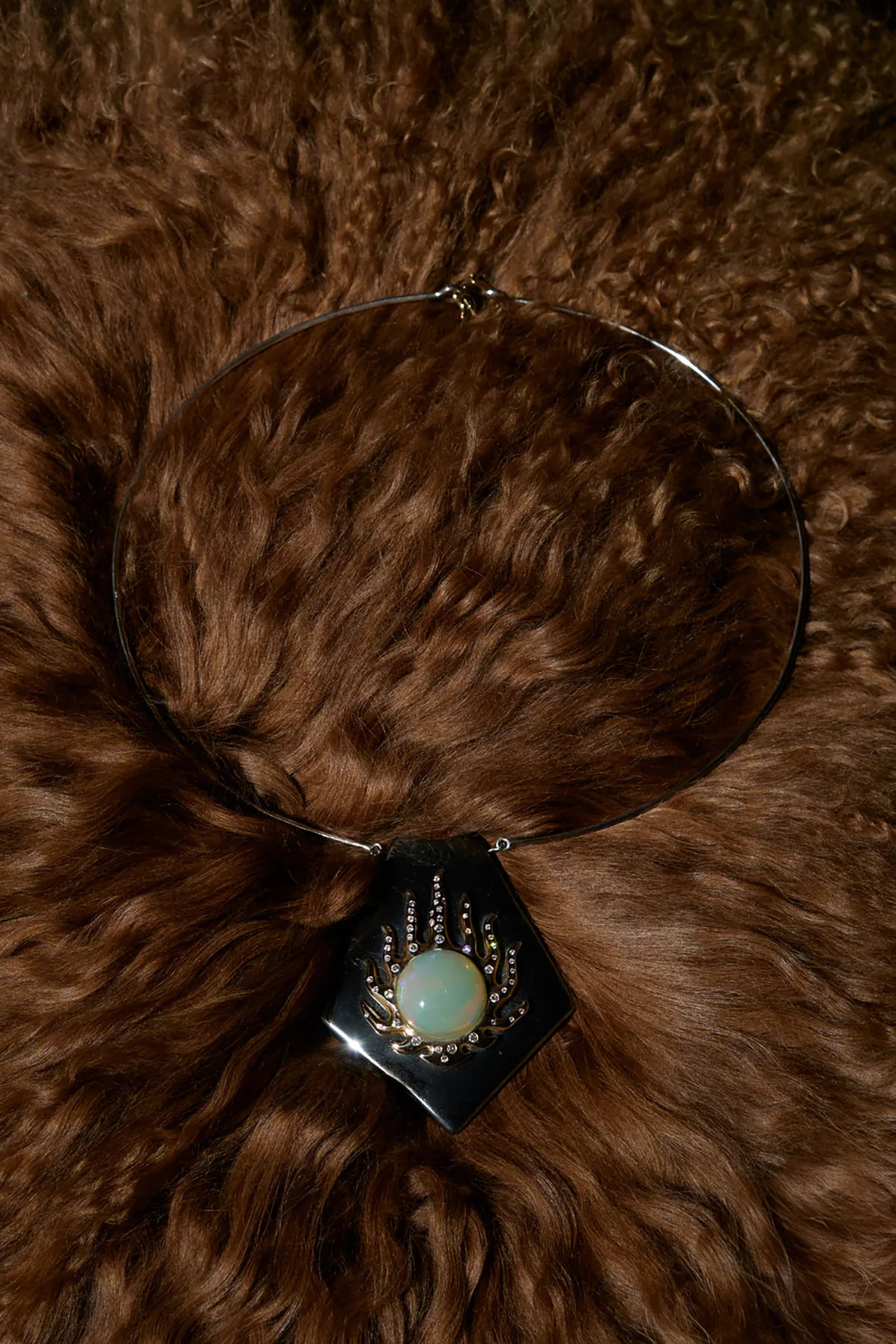 RENATO CIPULLO | HEMATITE BLAZE NECKLACE - Image 2