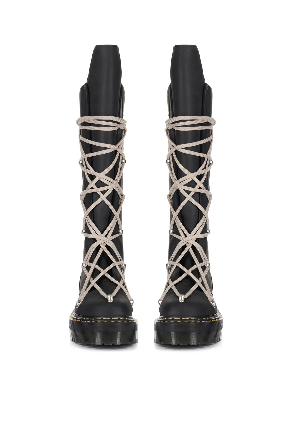 RICK OWENS | 1B60 QUAD SOLE PENTALACE BOOTS - Image 3