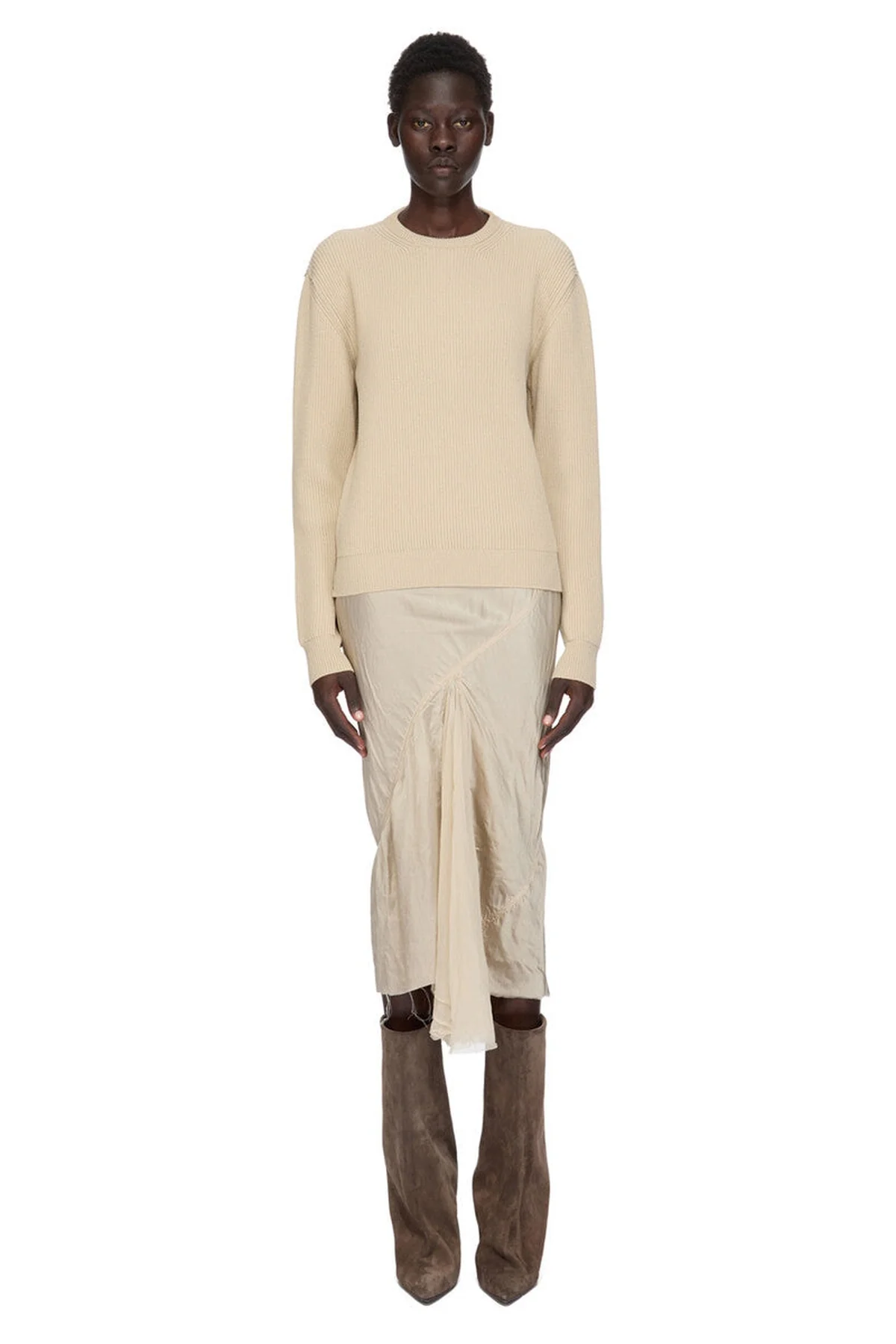 RICK OWENS | A LINE BIAS SKIRT - Image 4