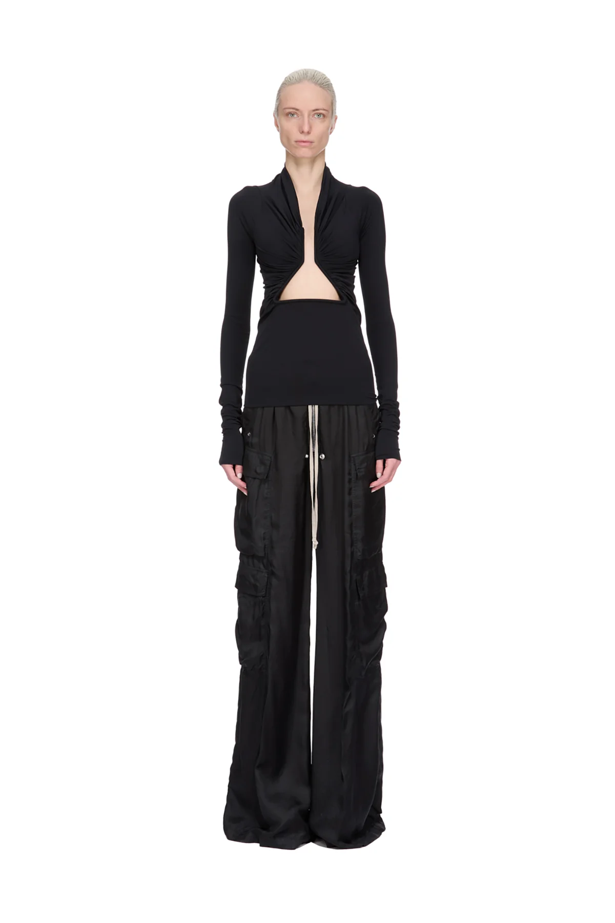 RICK OWENS | ALLANAH PRONG LONG SLEEVE TEE