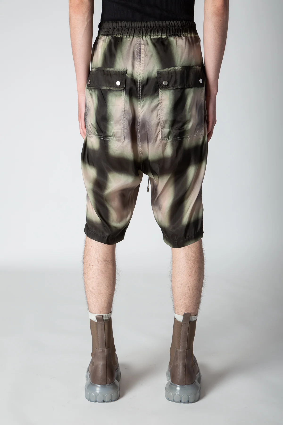 RICK OWENS | BELA POD PLAID SHORTS - Image 4