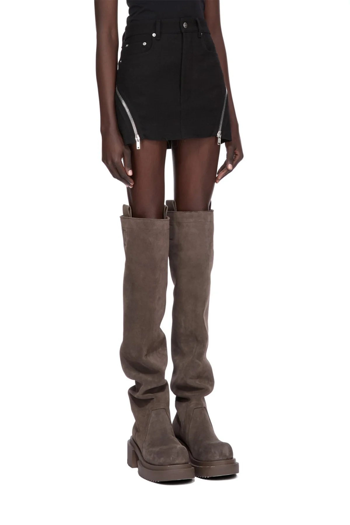 RICK OWENS | BOLAN BANANA MINI SKIRT - Image 3
