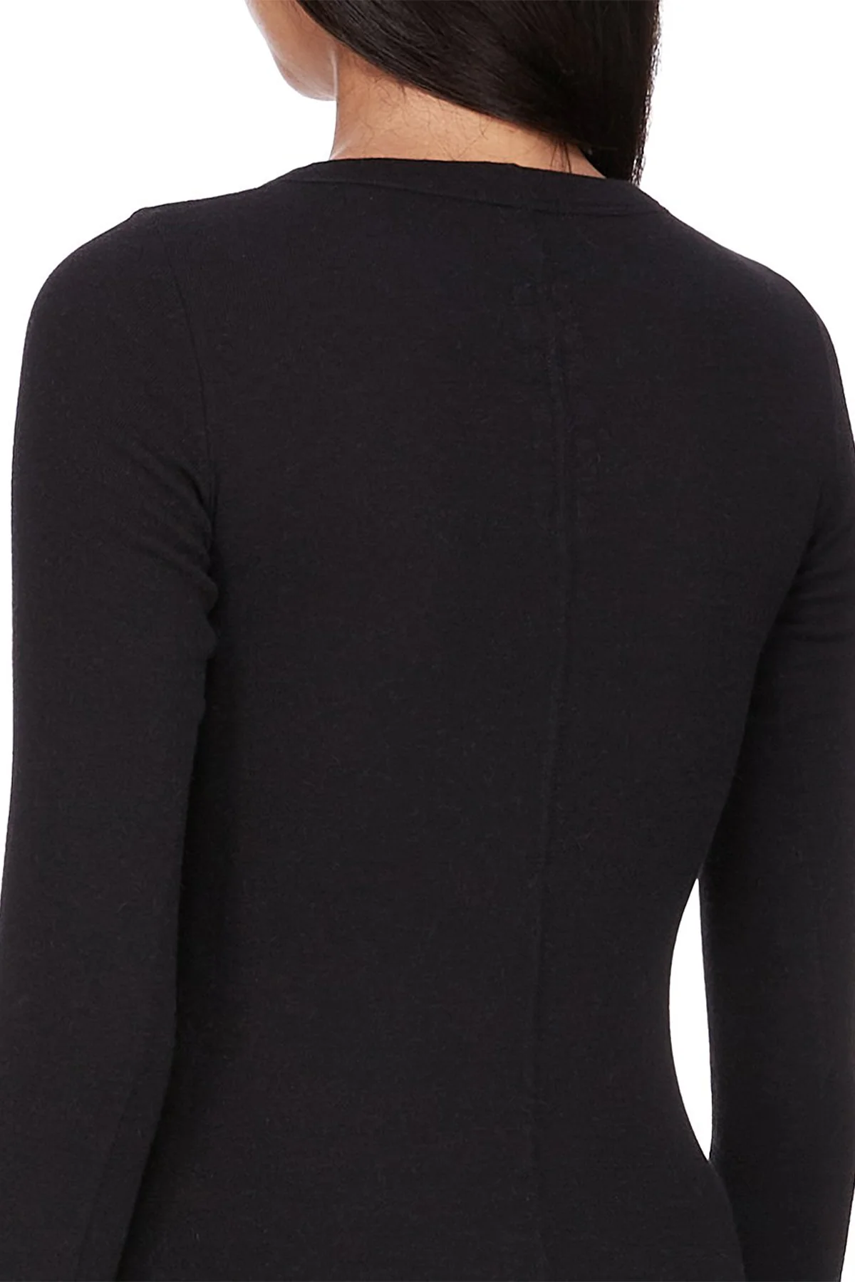 RICK OWENS | CROP RIB LONG SLEEVE TEE - Image 5