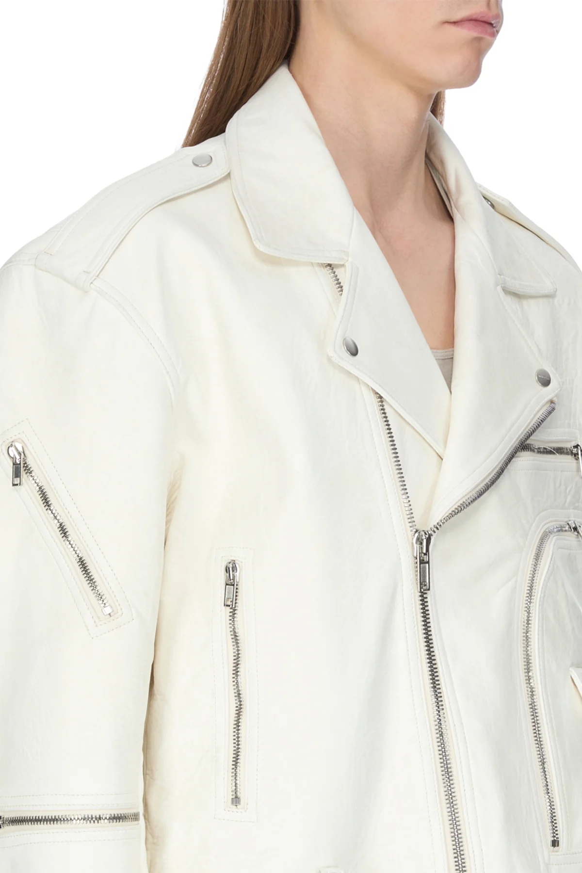 RICK OWENS | CROPPED JUMBO BAUHAUS STOOGES JACKET - Image 5