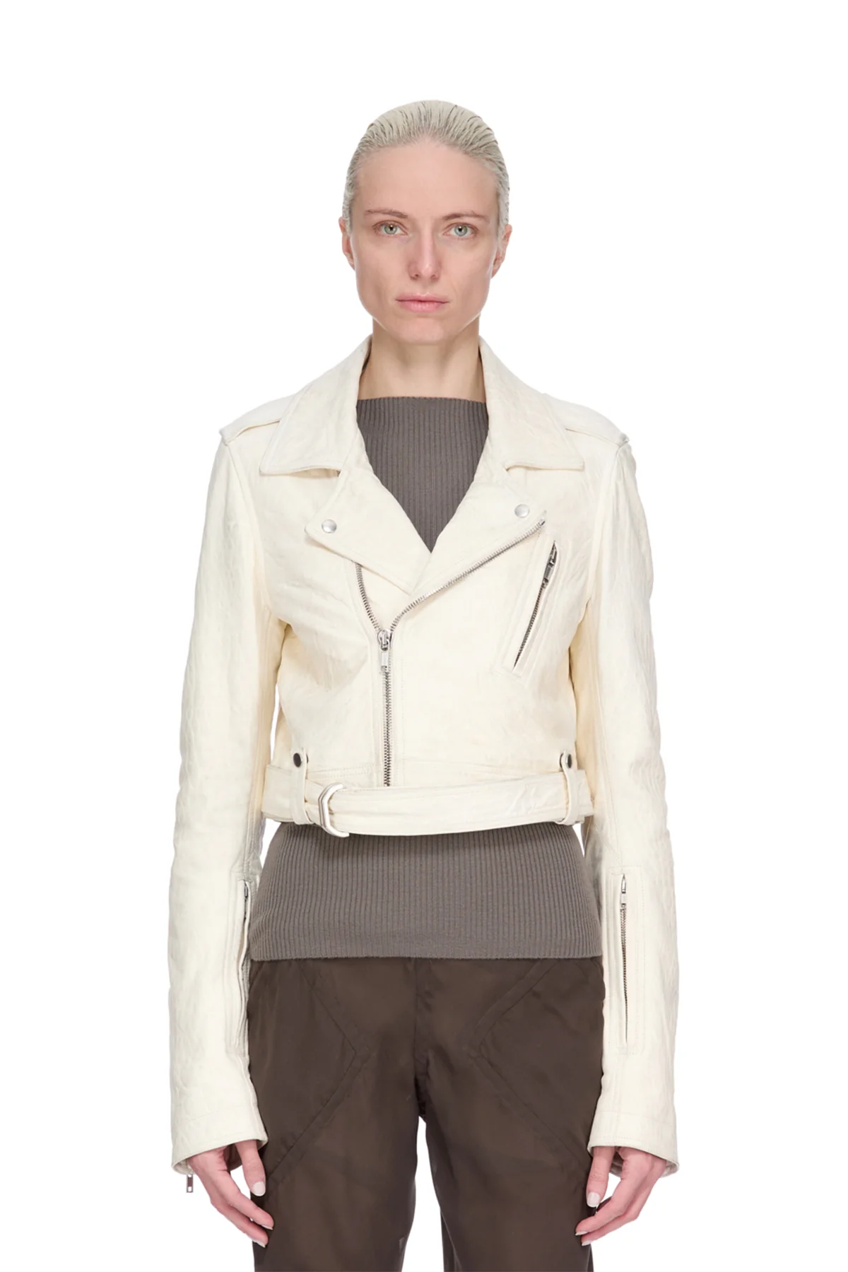 RICK OWENS | CROPPED LUKE STOOGES JACKET - Image 2