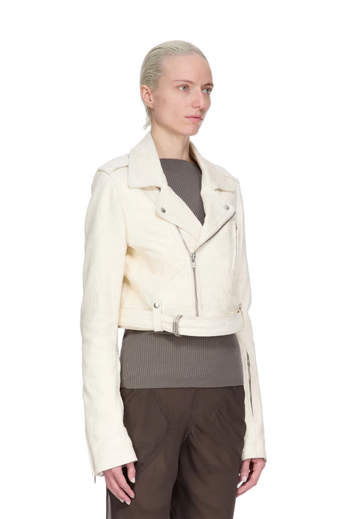 RICK OWENS | CROPPED LUKE STOOGES JACKET - Image 3