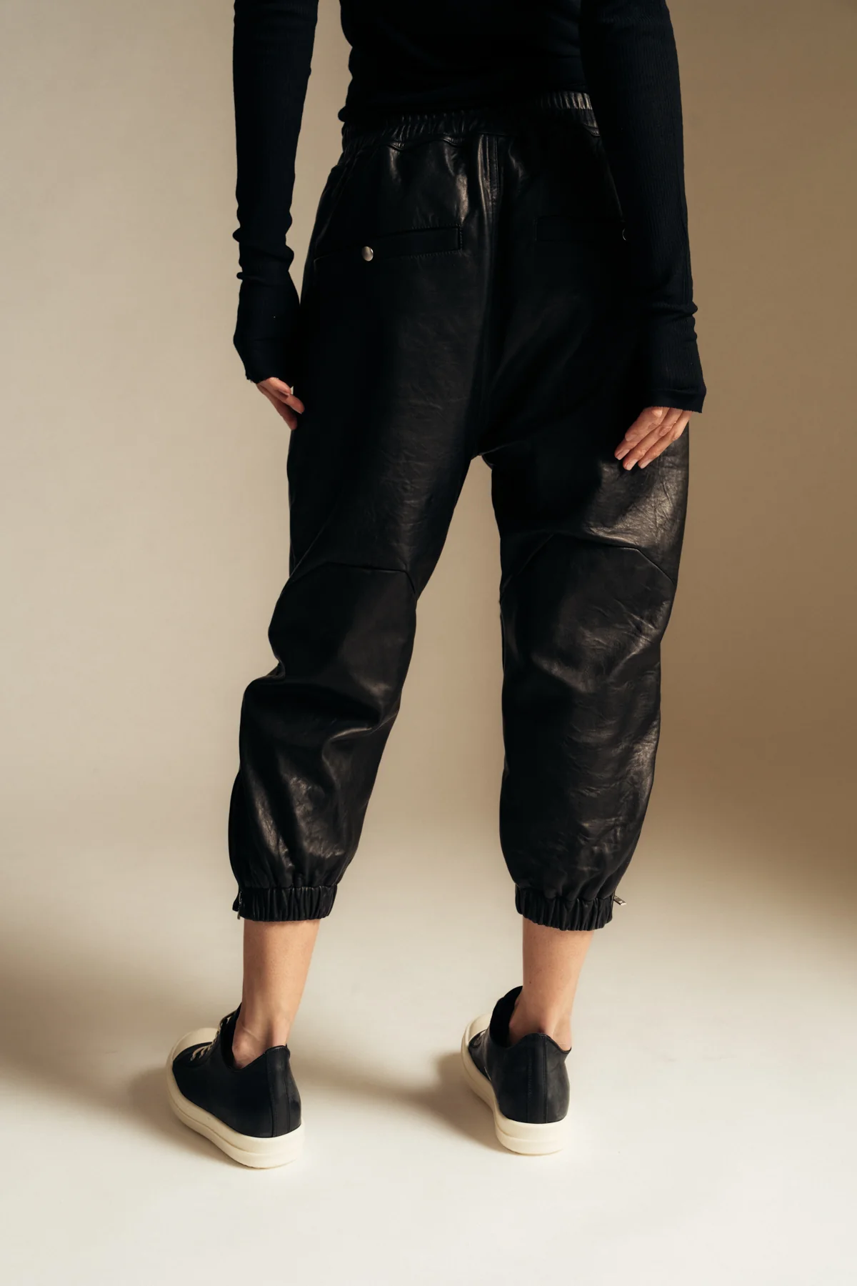 RICK OWENS | CROPPED TRACK PANTS - Image 5