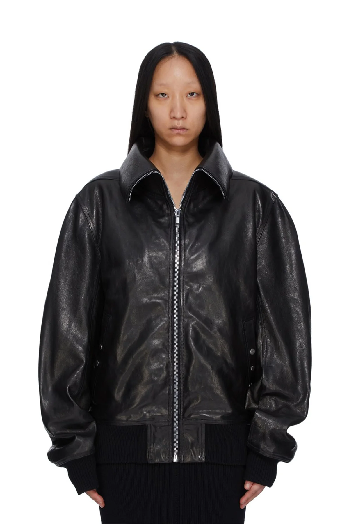 RICK OWENS | DRACUCOLLAR FLIGHT JACKET - Image 3