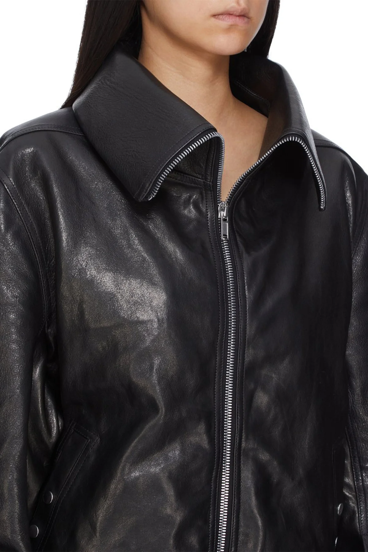 RICK OWENS | DRACUCOLLAR FLIGHT JACKET - Image 6