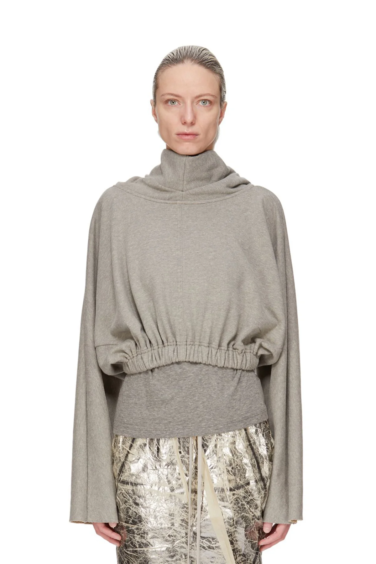 RICK OWENS DRKSHDW | CROPPED HOODED TUNIC - Image 3