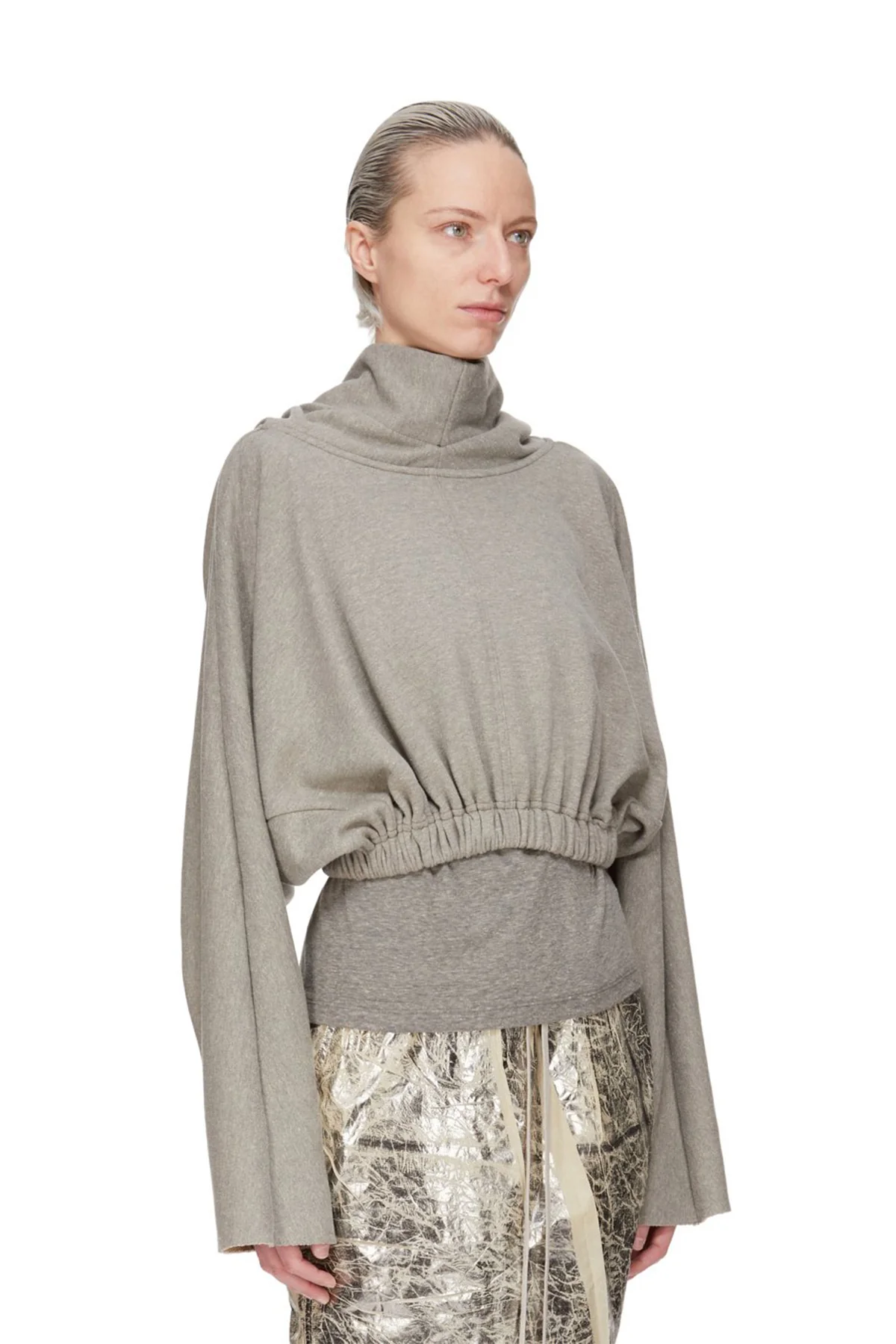 RICK OWENS DRKSHDW | CROPPED HOODED TUNIC - Image 4