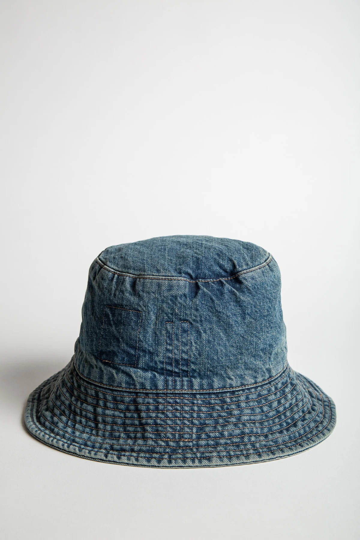 RICK OWENS DRKSHDW | DENIM GILLIGAN HAT - Image 2