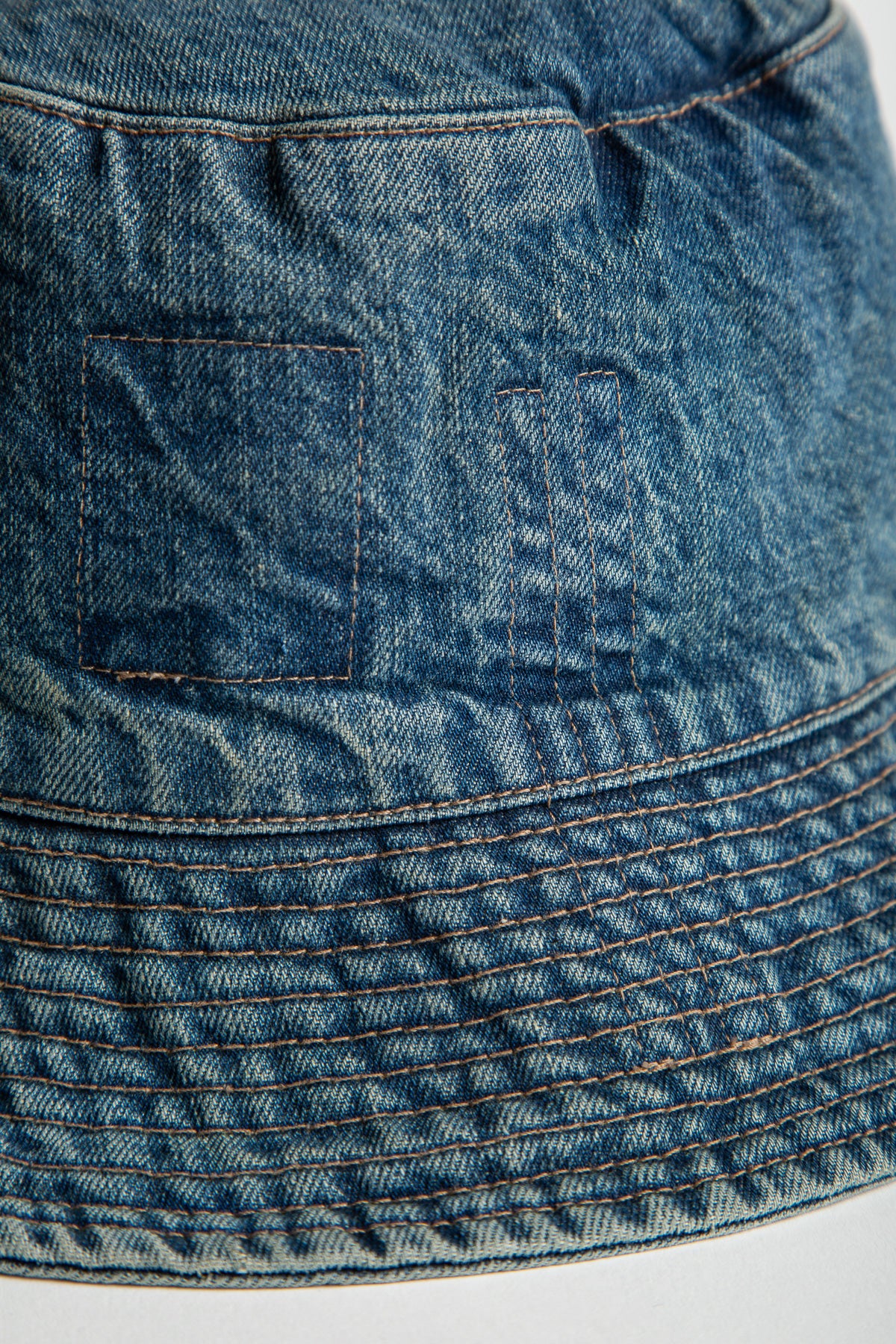 RICK OWENS DRKSHDW | DENIM GILLIGAN HAT - Image 3