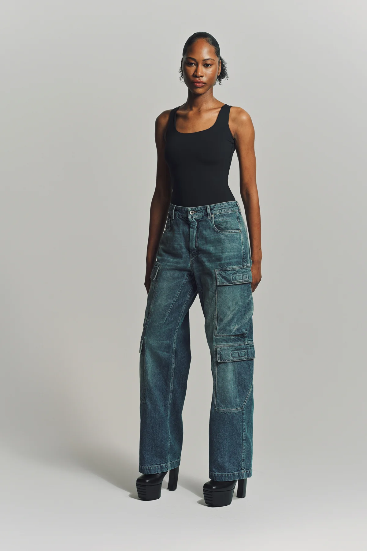 RICK OWENS DRKSHDW | DOUBLE CARGO JEANS - Image 2