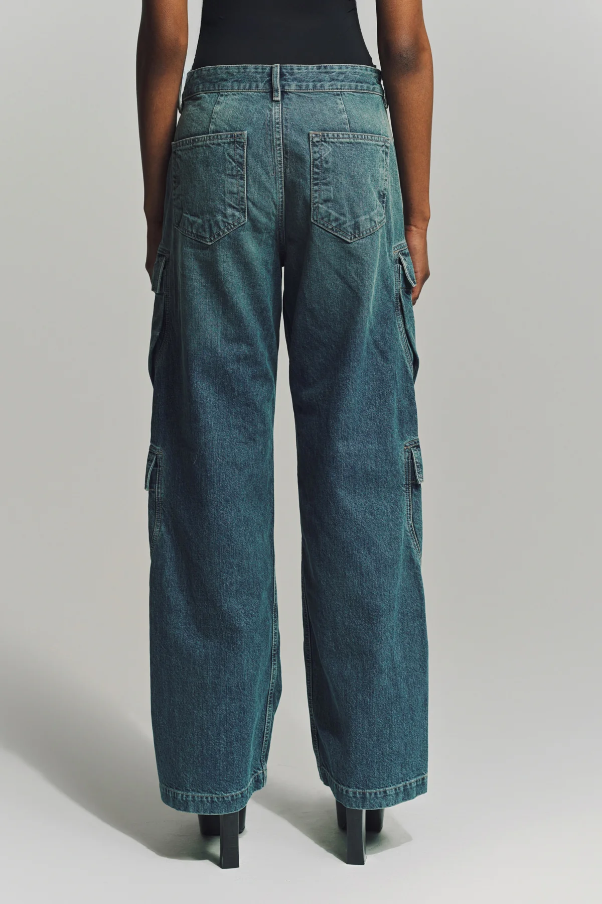 RICK OWENS DRKSHDW | DOUBLE CARGO JEANS - Image 4