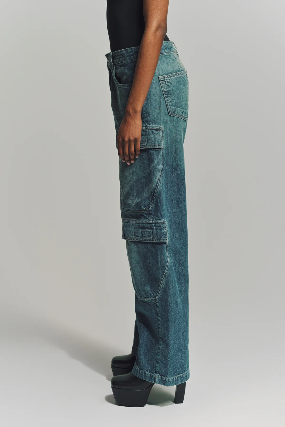 RICK OWENS DRKSHDW | DOUBLE CARGO JEANS - Image 5