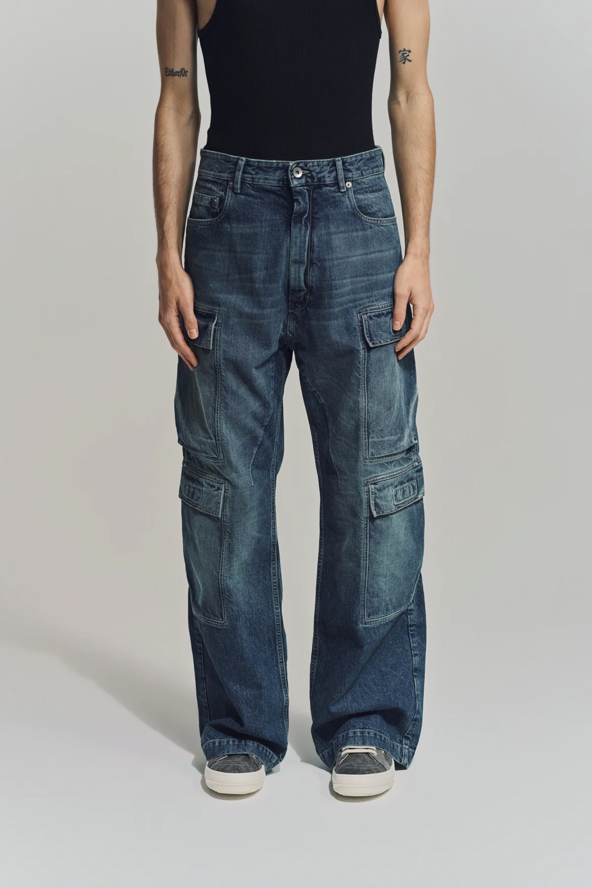 RICK OWENS DRKSHDW | DOUBLE CARGO JEANS - Image 2