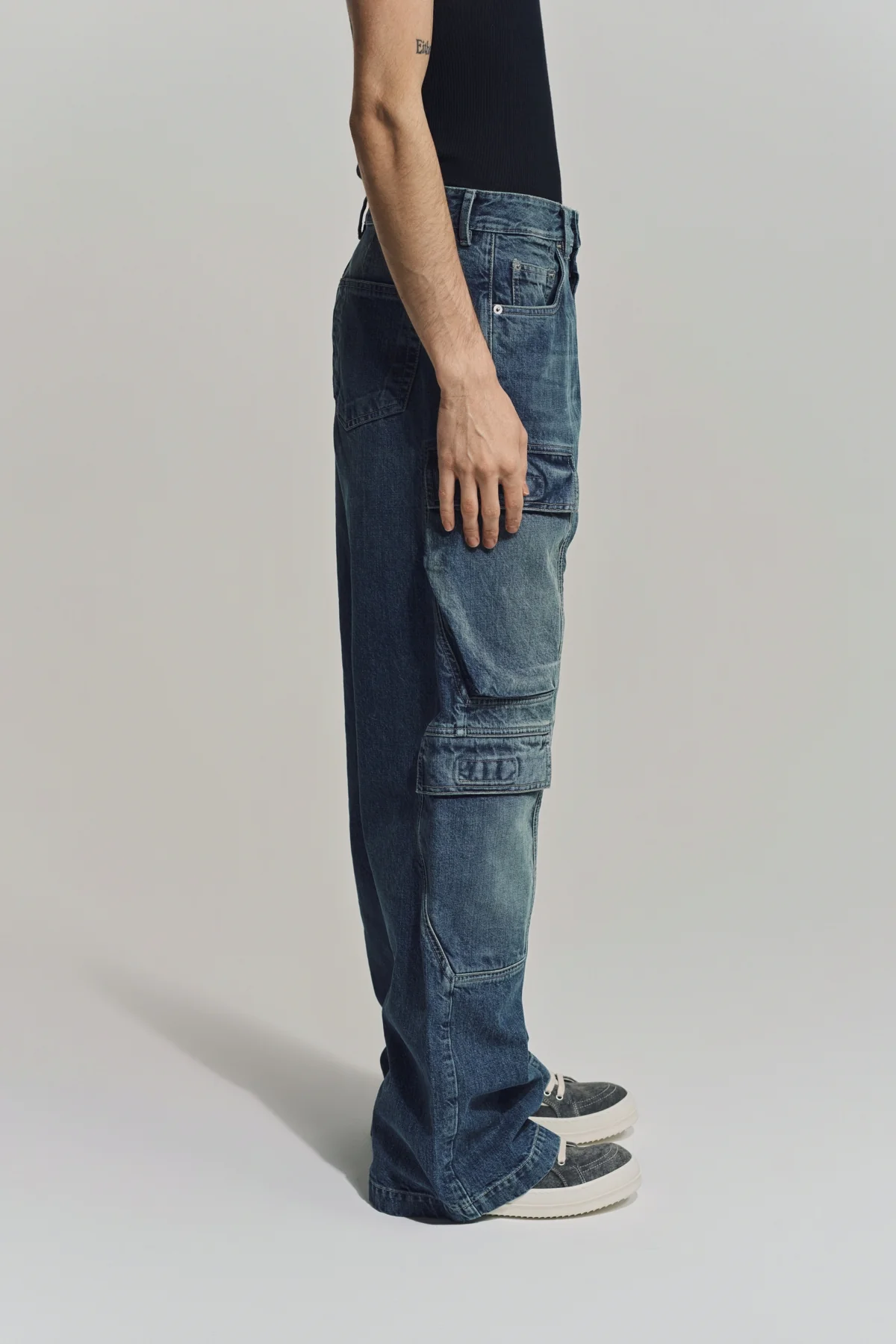 RICK OWENS DRKSHDW | DOUBLE CARGO JEANS - Image 3