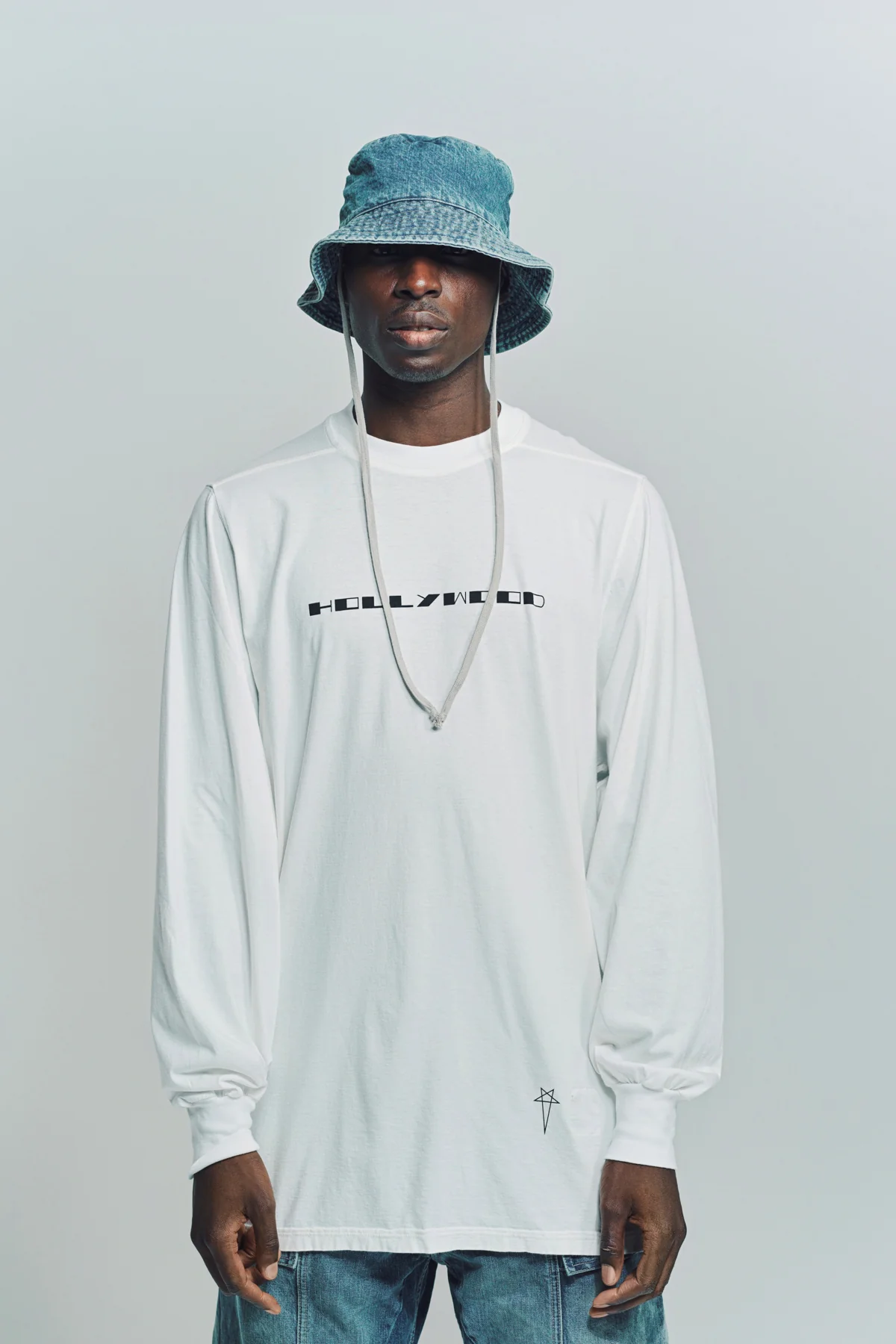 RICK OWENS DRKSHDW | JUMBO LONG SLEEVE TEE - Image 2