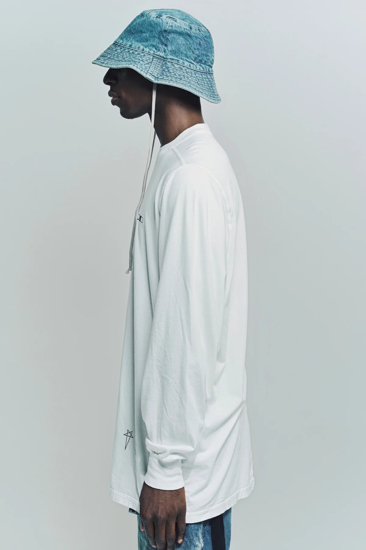 RICK OWENS DRKSHDW | JUMBO LONG SLEEVE TEE - Image 3