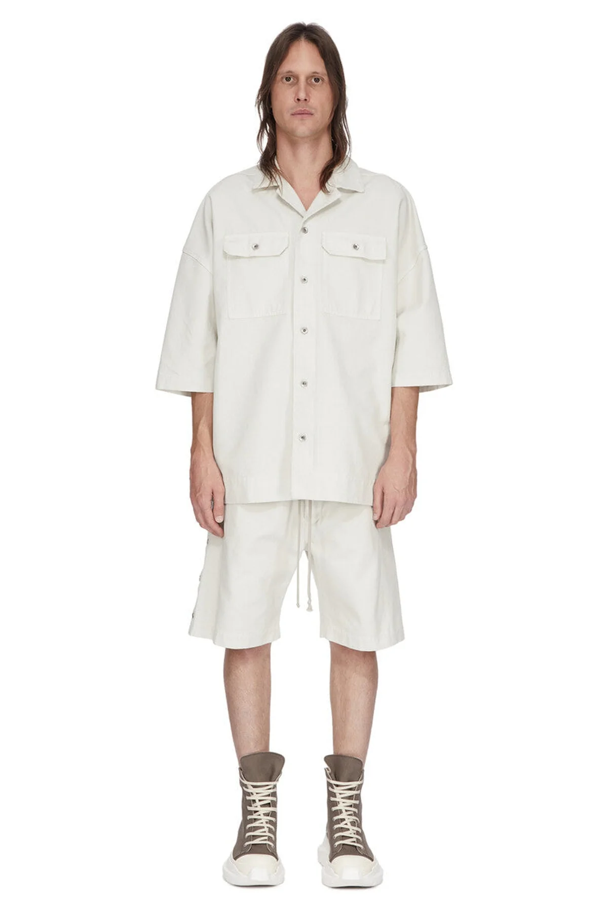 RICK OWENS DRKSHDW | WIDE PUSHER SHORTS - Image 4
