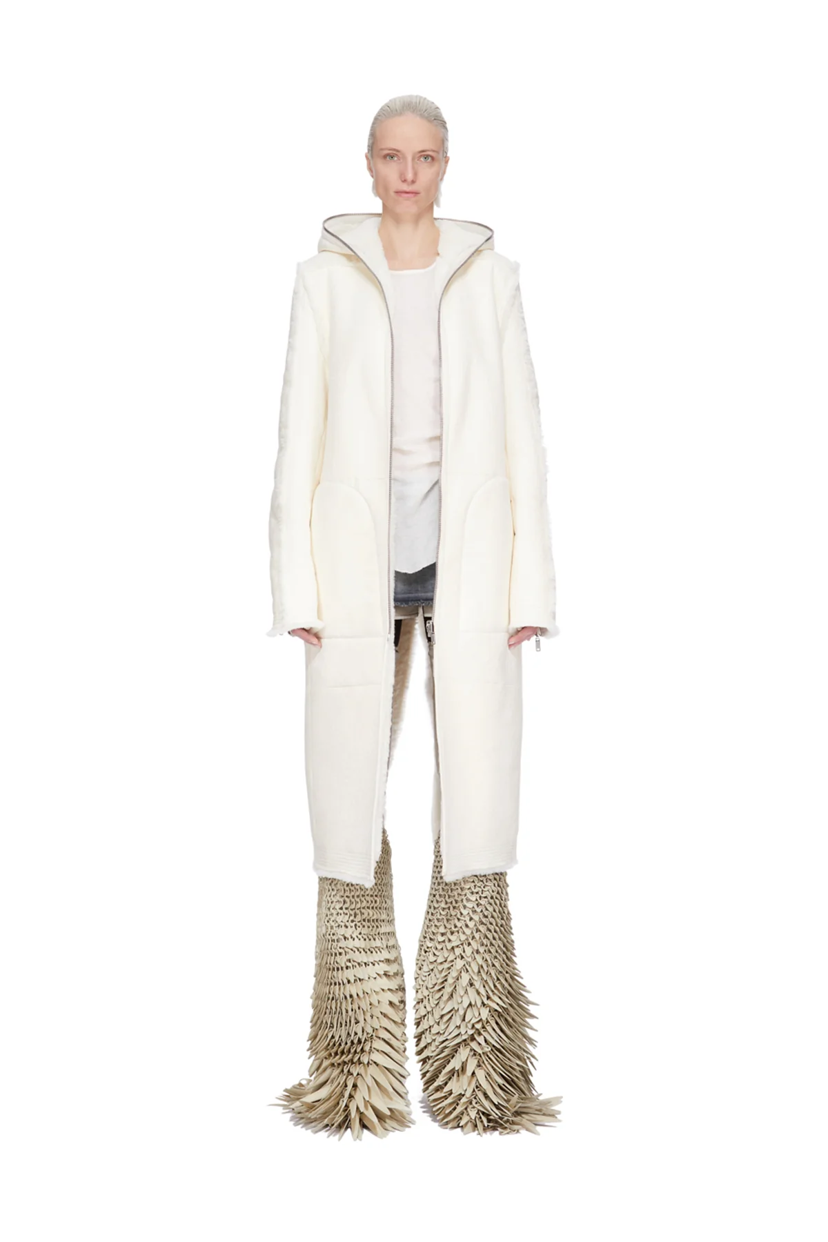 RICK OWENS | FOG CUTOFF MINI SKIRT - Image 7