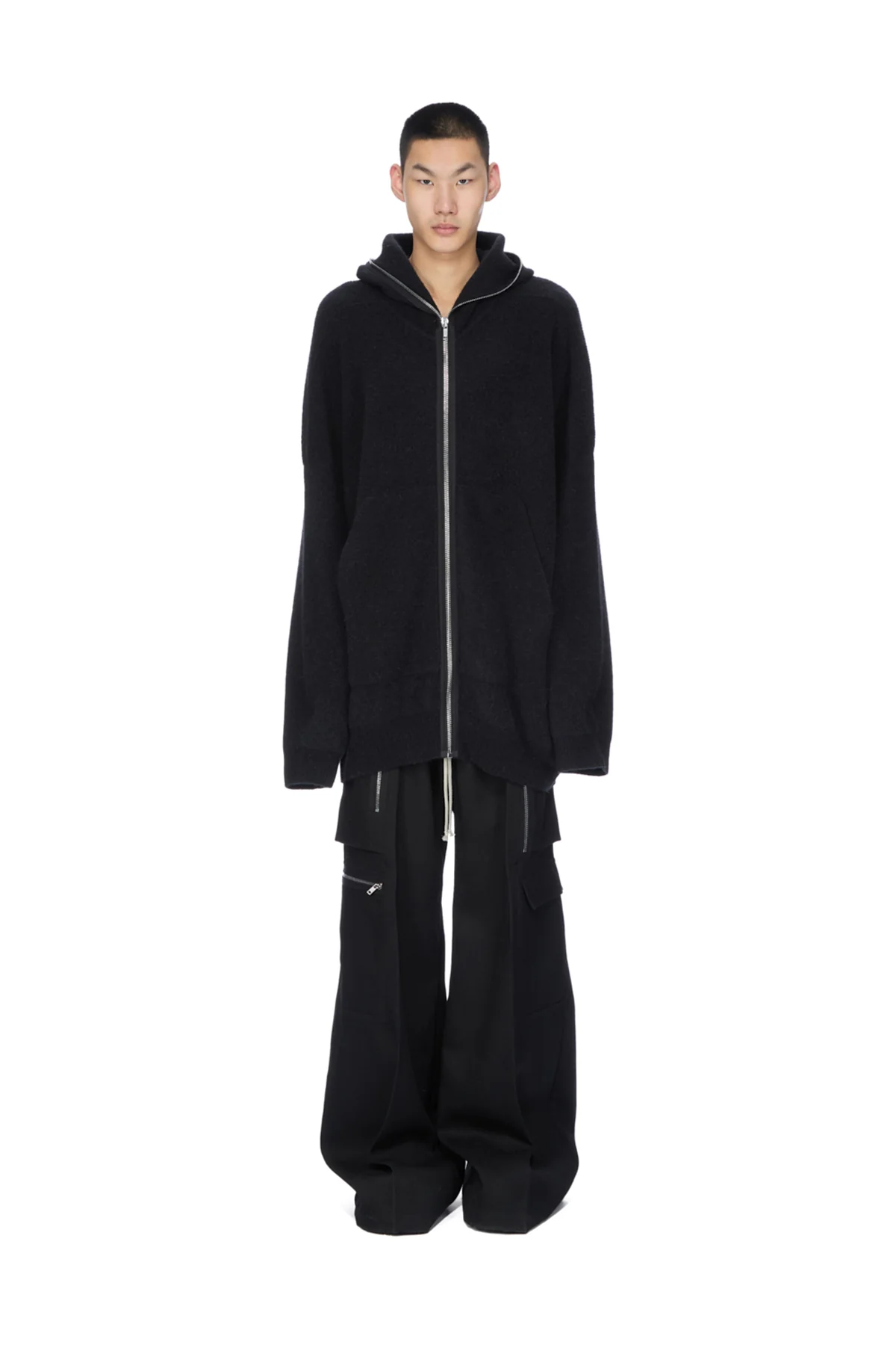 RICK OWENS | GIMP OVERSIZED HOODIE