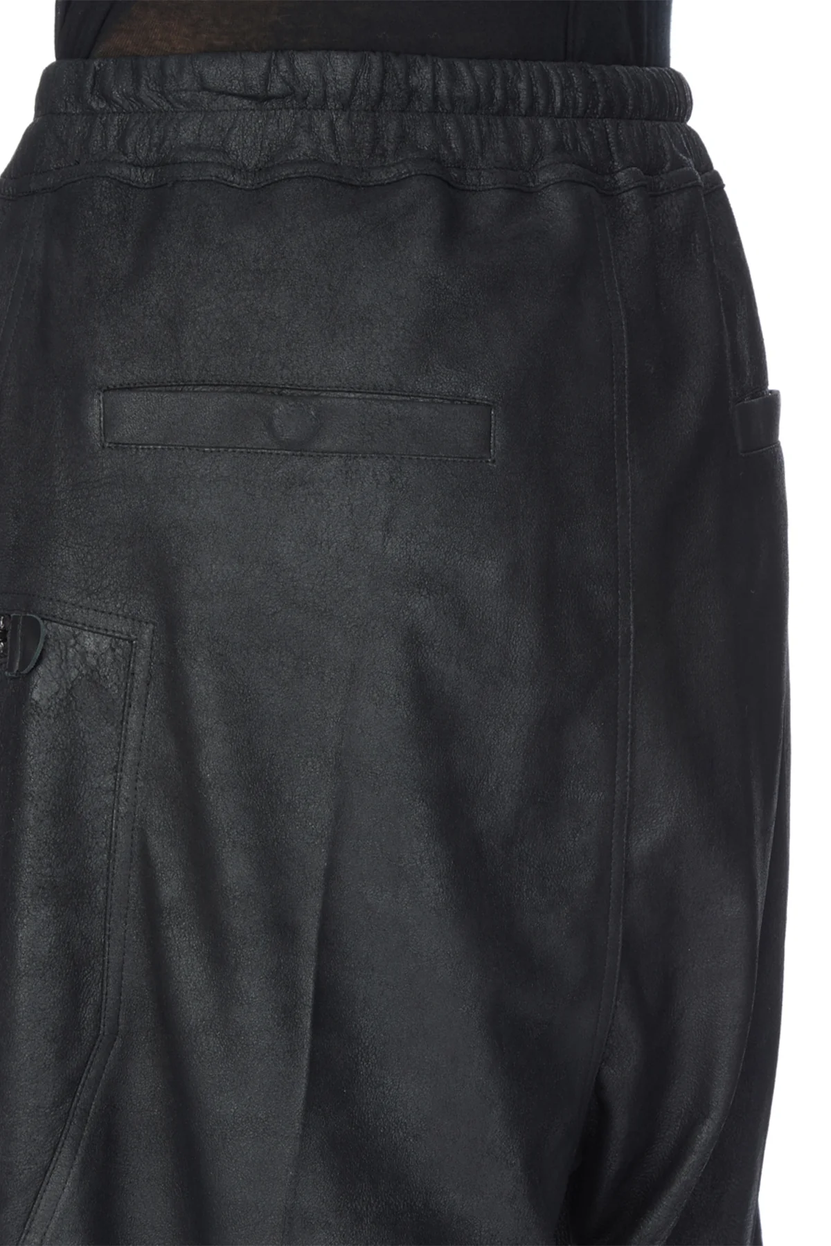 RICK OWENS | LEATHER BAUHAUS BELA SHORTS - Image 6