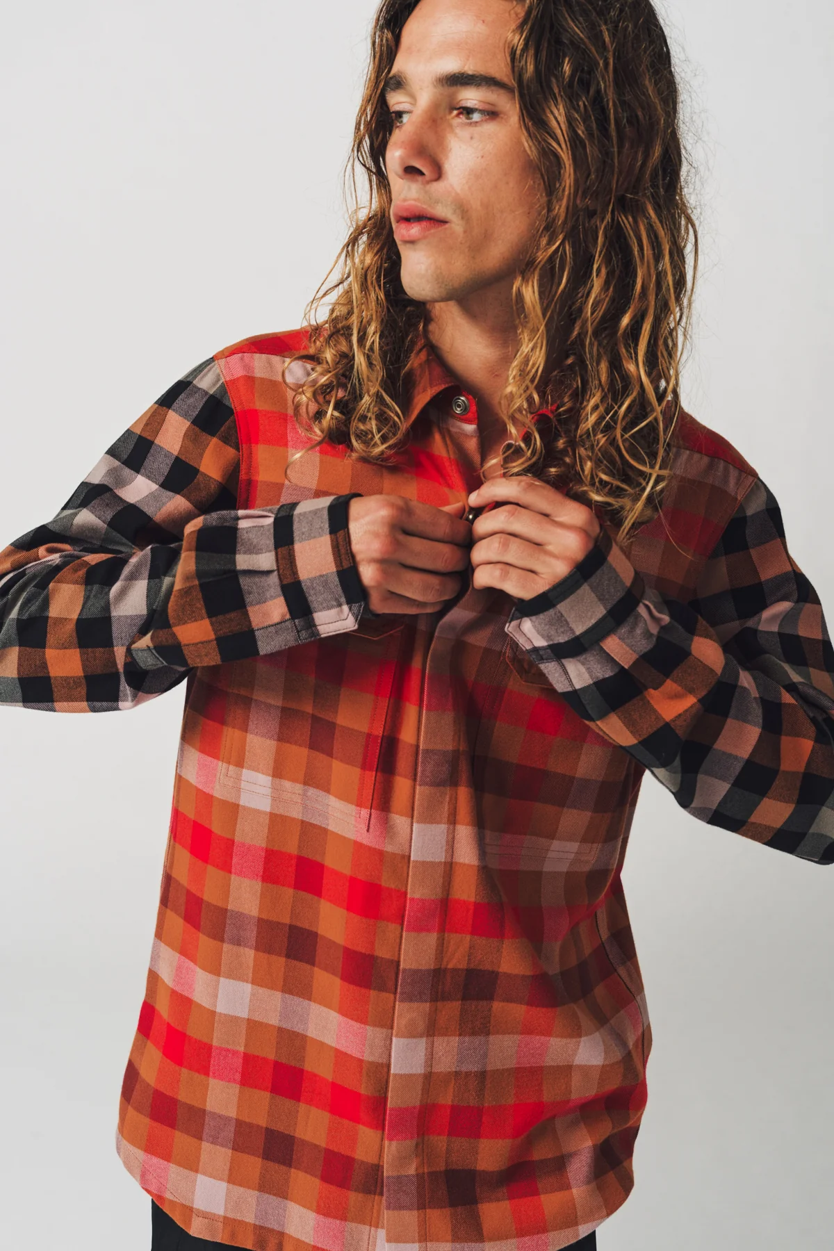 RICK OWENS | PLAID OUTERSHIRT - Image 3