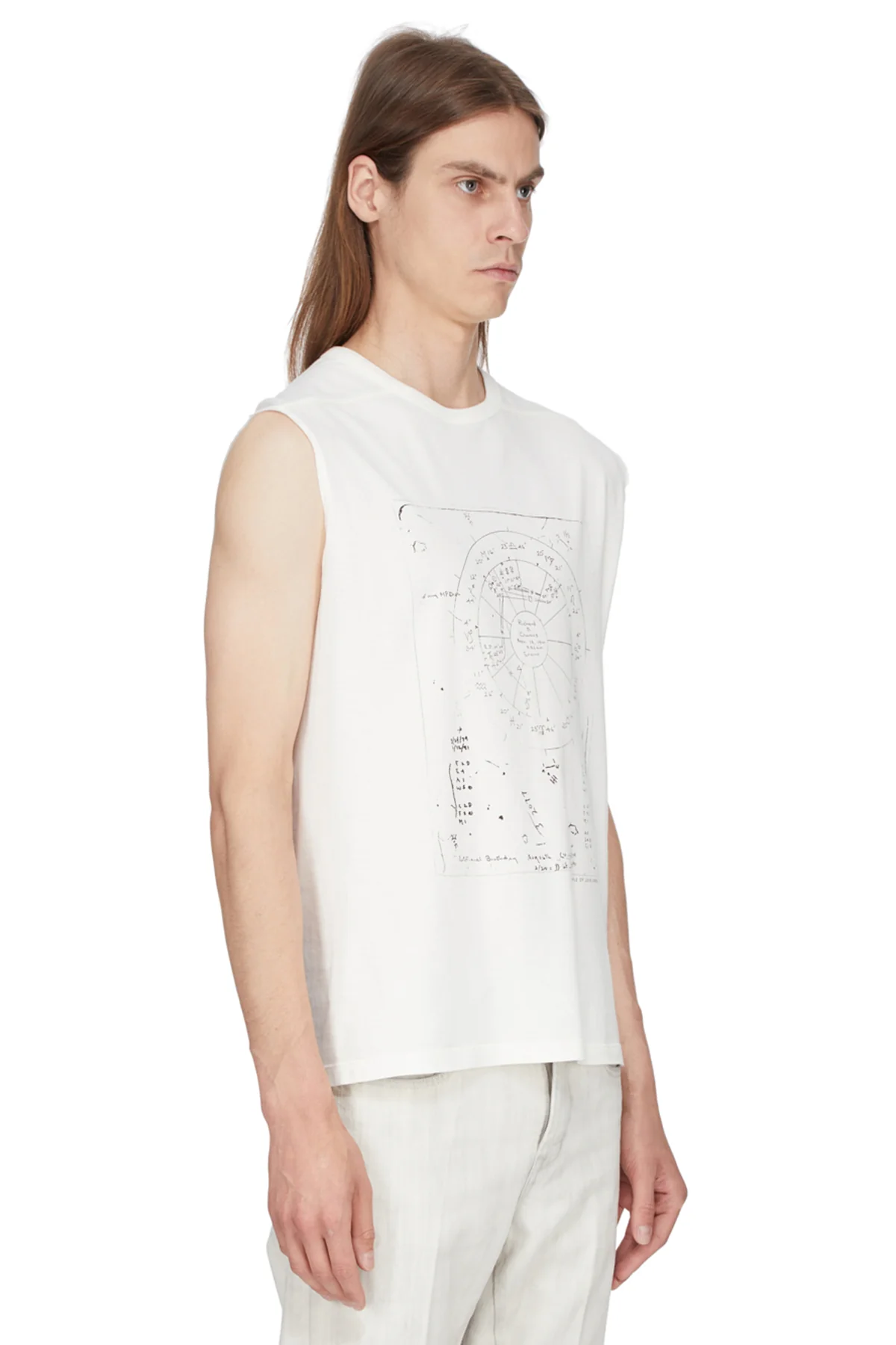 RICK OWENS | SLEEVELESS BRAD TEE - Image 3