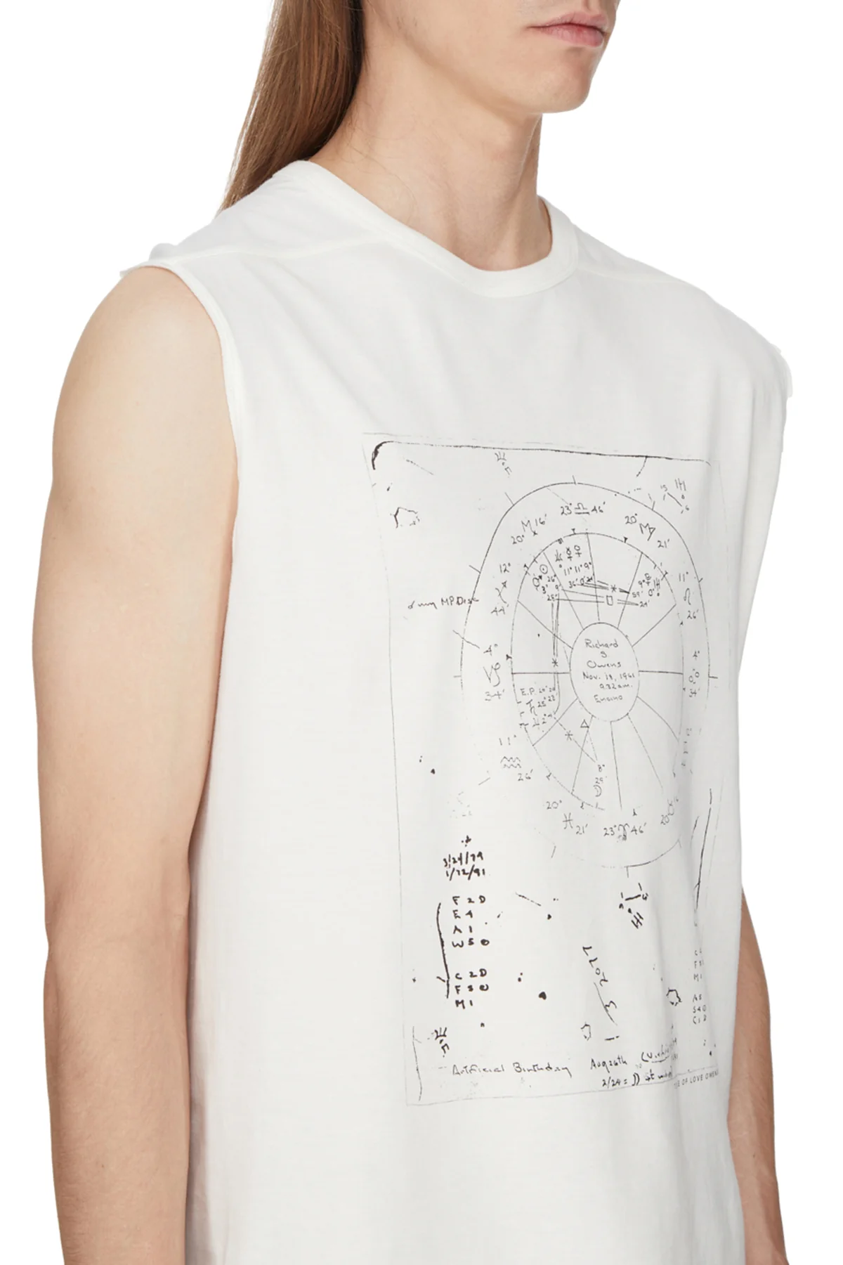 RICK OWENS | SLEEVELESS BRAD TEE - Image 4