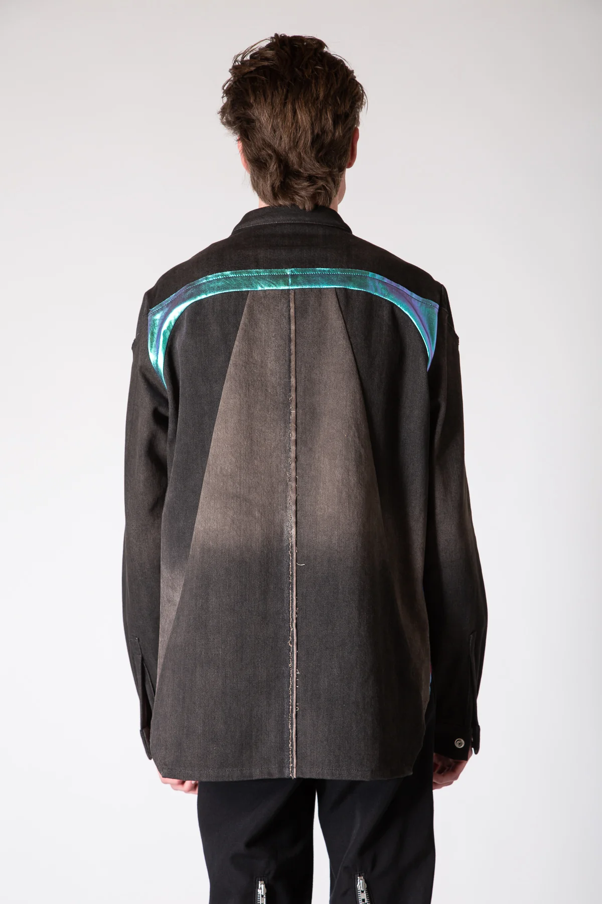 RICK OWENS | SPLINTERED OUTERSHIRT - Image 4
