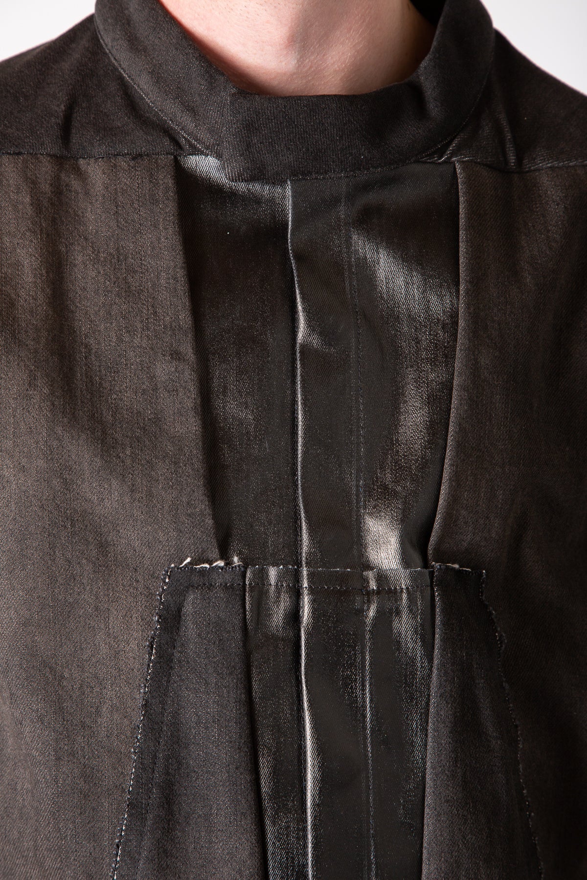 RICK OWENS | SPLINTERED OUTERSHIRT - Image 6