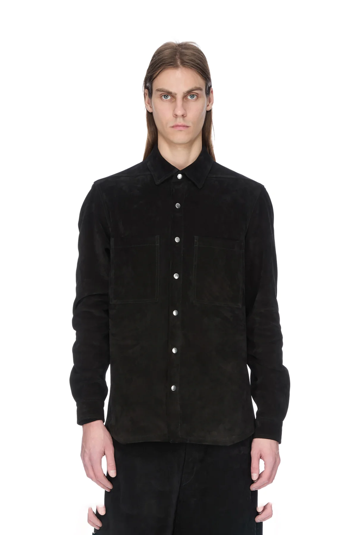 RICK OWENS | SUEDE OUTERSHIRT - Image 3