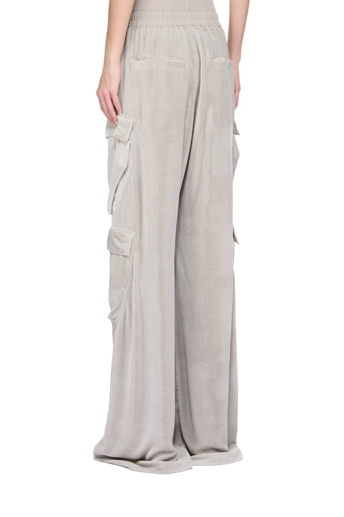 RICK OWENS | VELVET CARGOBELAS PANTS - Image 4