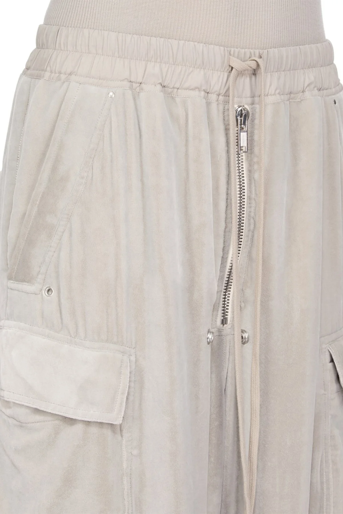 RICK OWENS | VELVET CARGOBELAS PANTS - Image 5